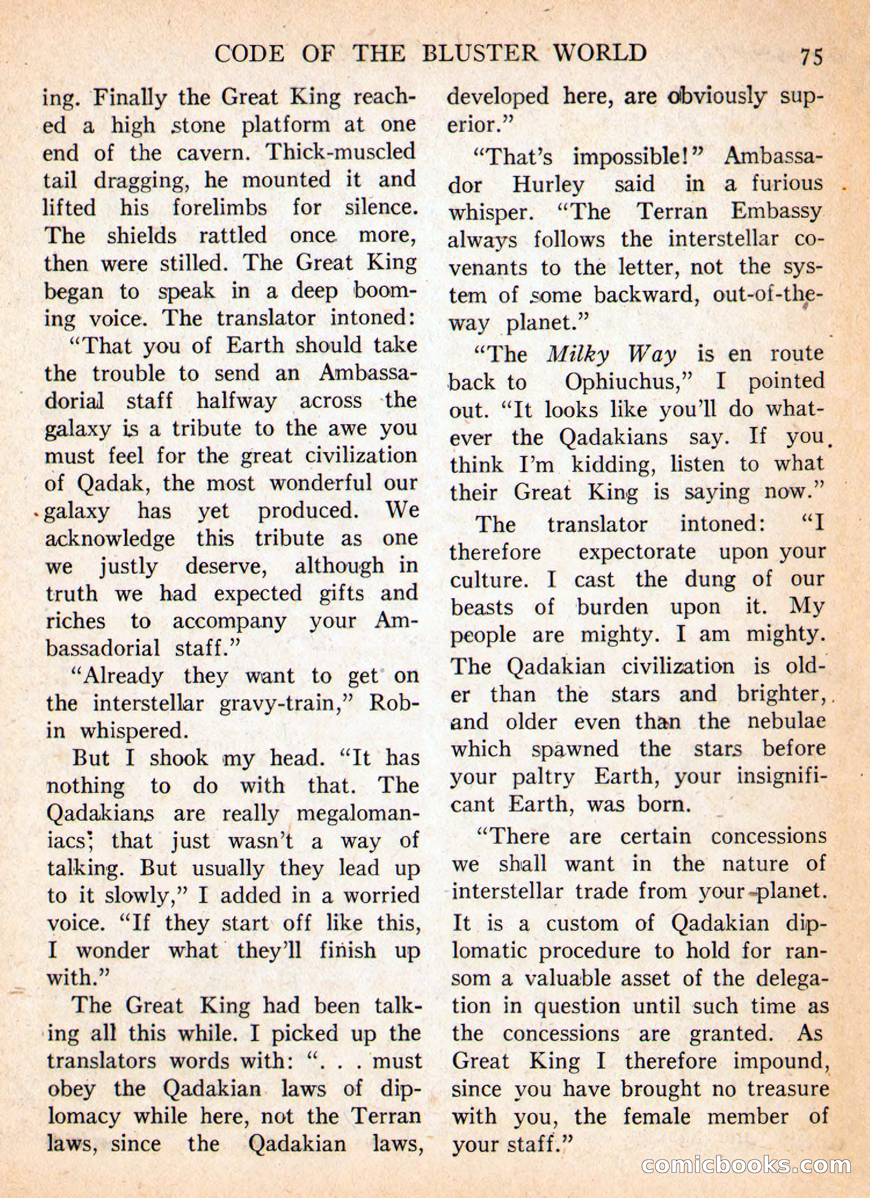 Imaginative Tales, January 1956 — page 75 of 132
