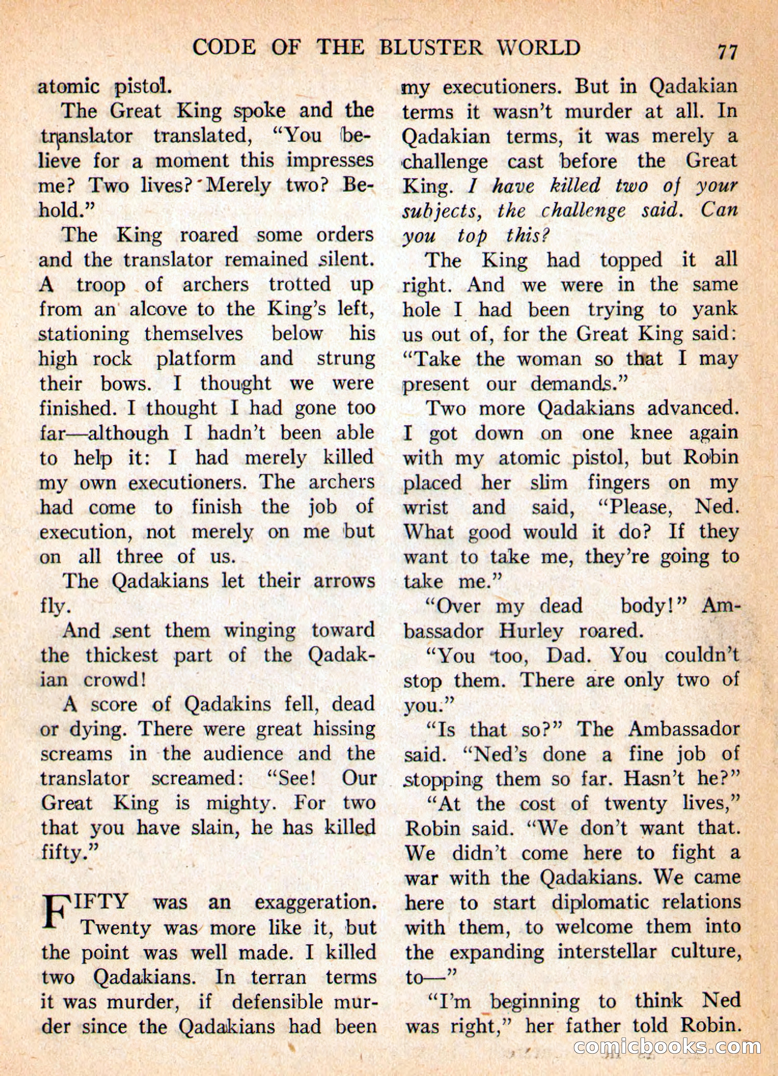 Imaginative Tales, January 1956 — page 77 of 132