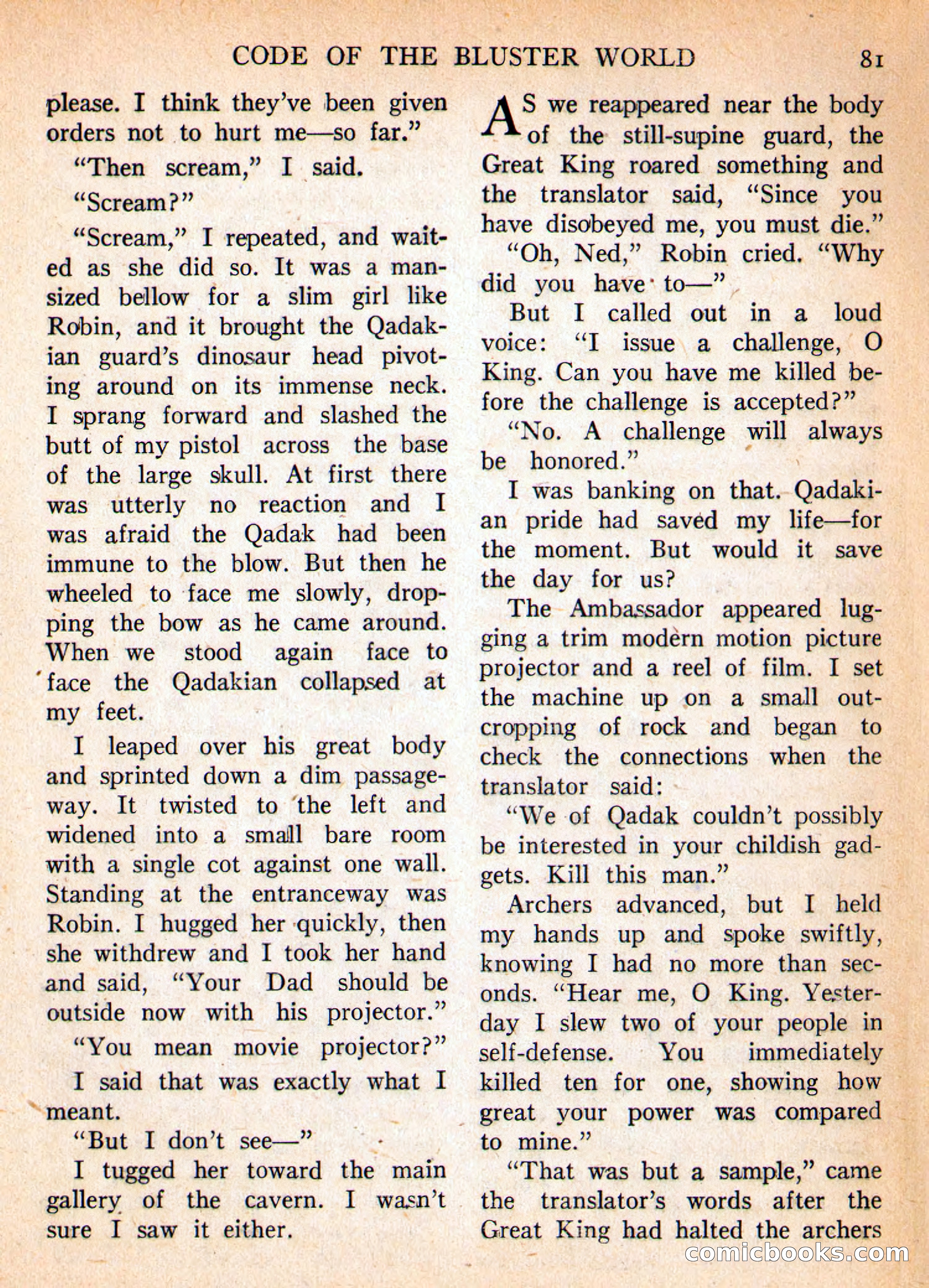 Imaginative Tales, January 1956 — page 81 of 132
