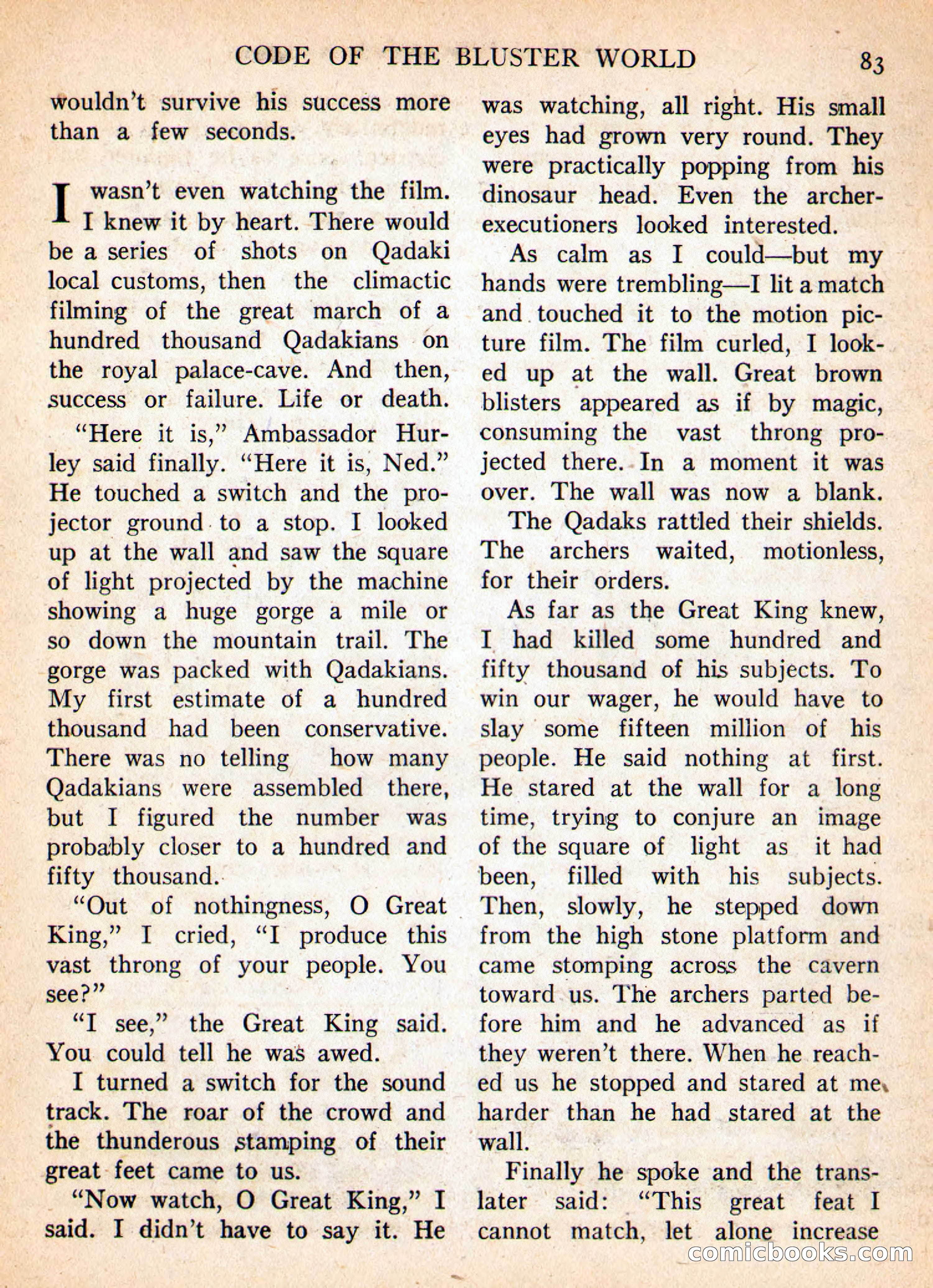 Imaginative Tales, January 1956 — page 83 of 132
