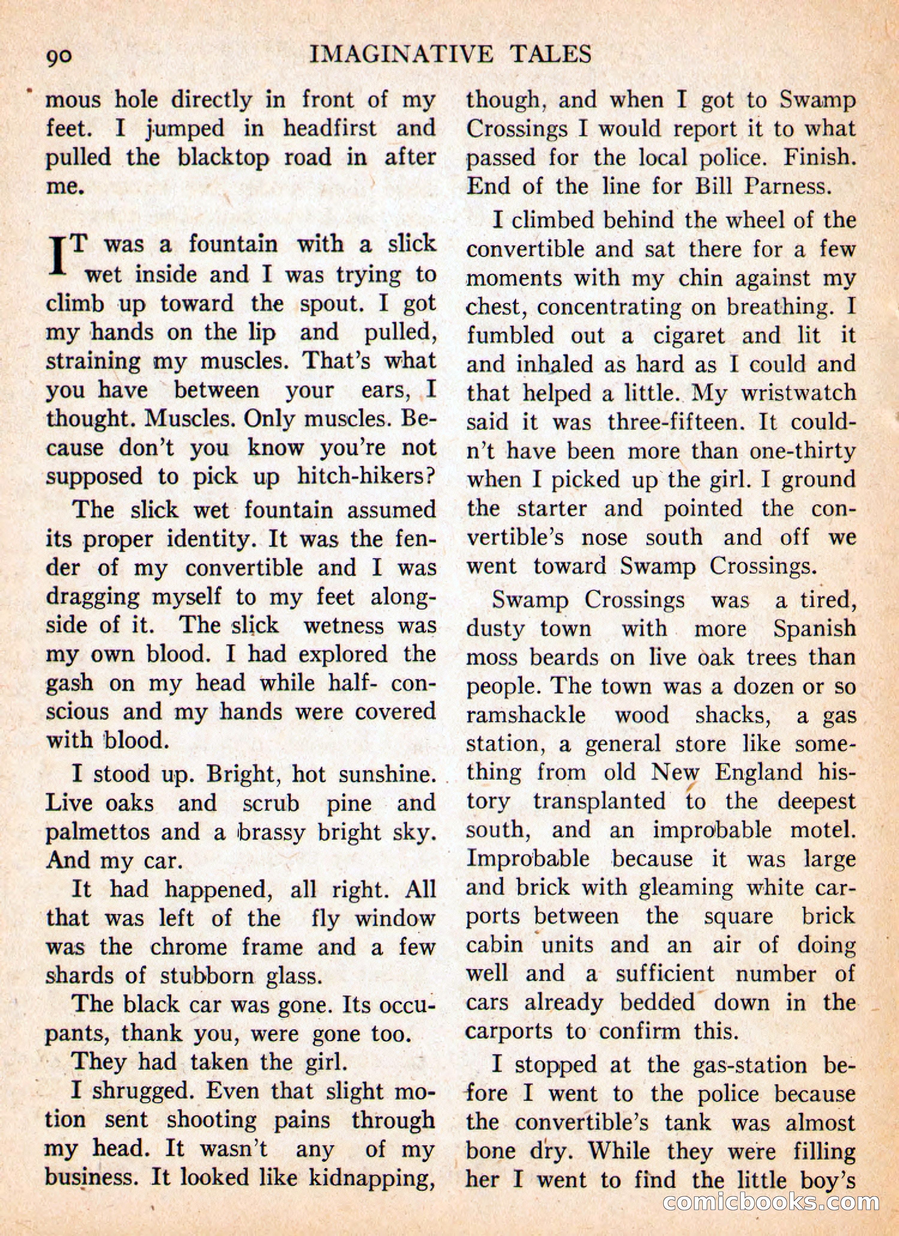 Imaginative Tales, January 1956 — page 90 of 132