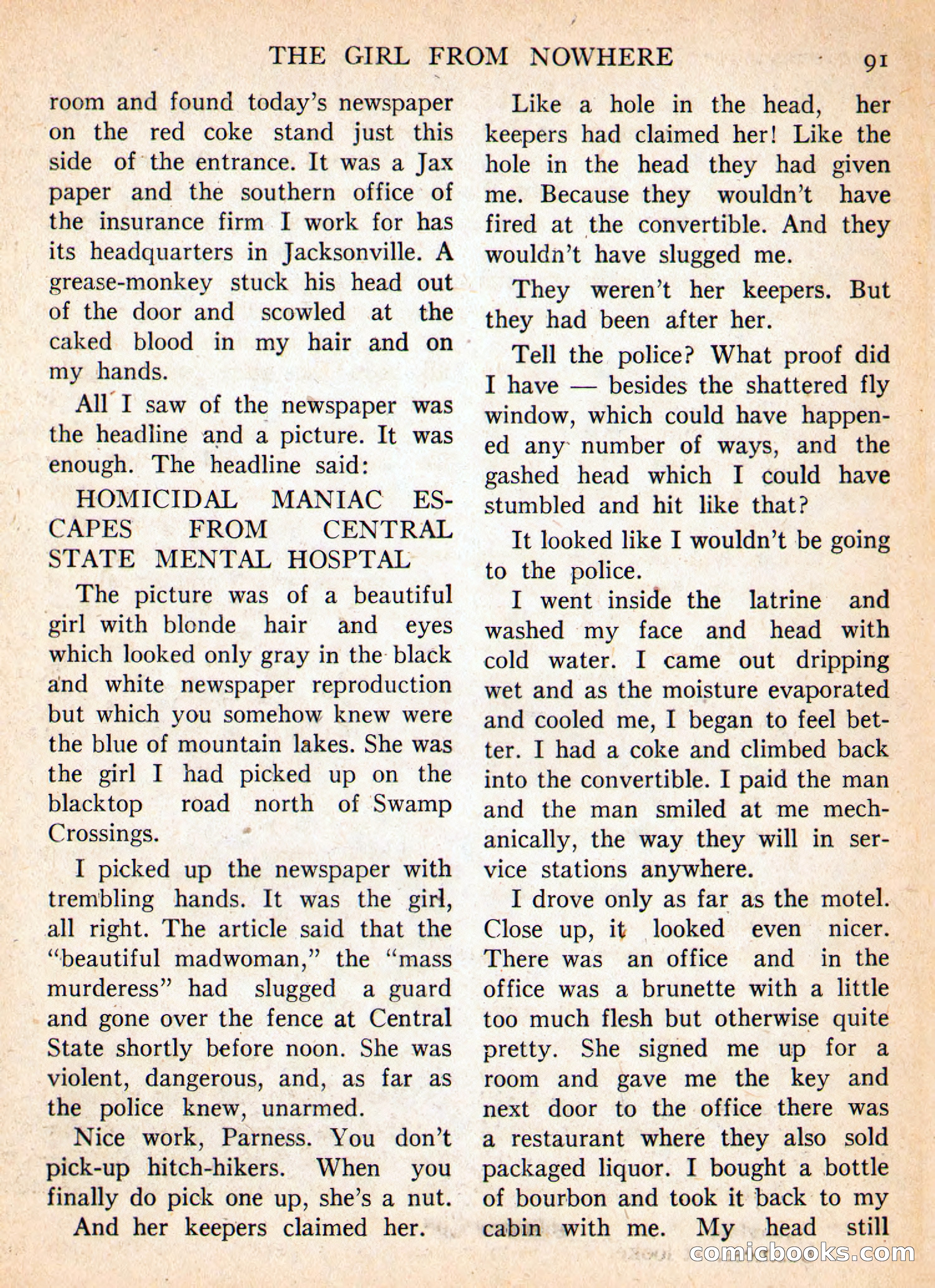 Imaginative Tales, January 1956 — page 91 of 132