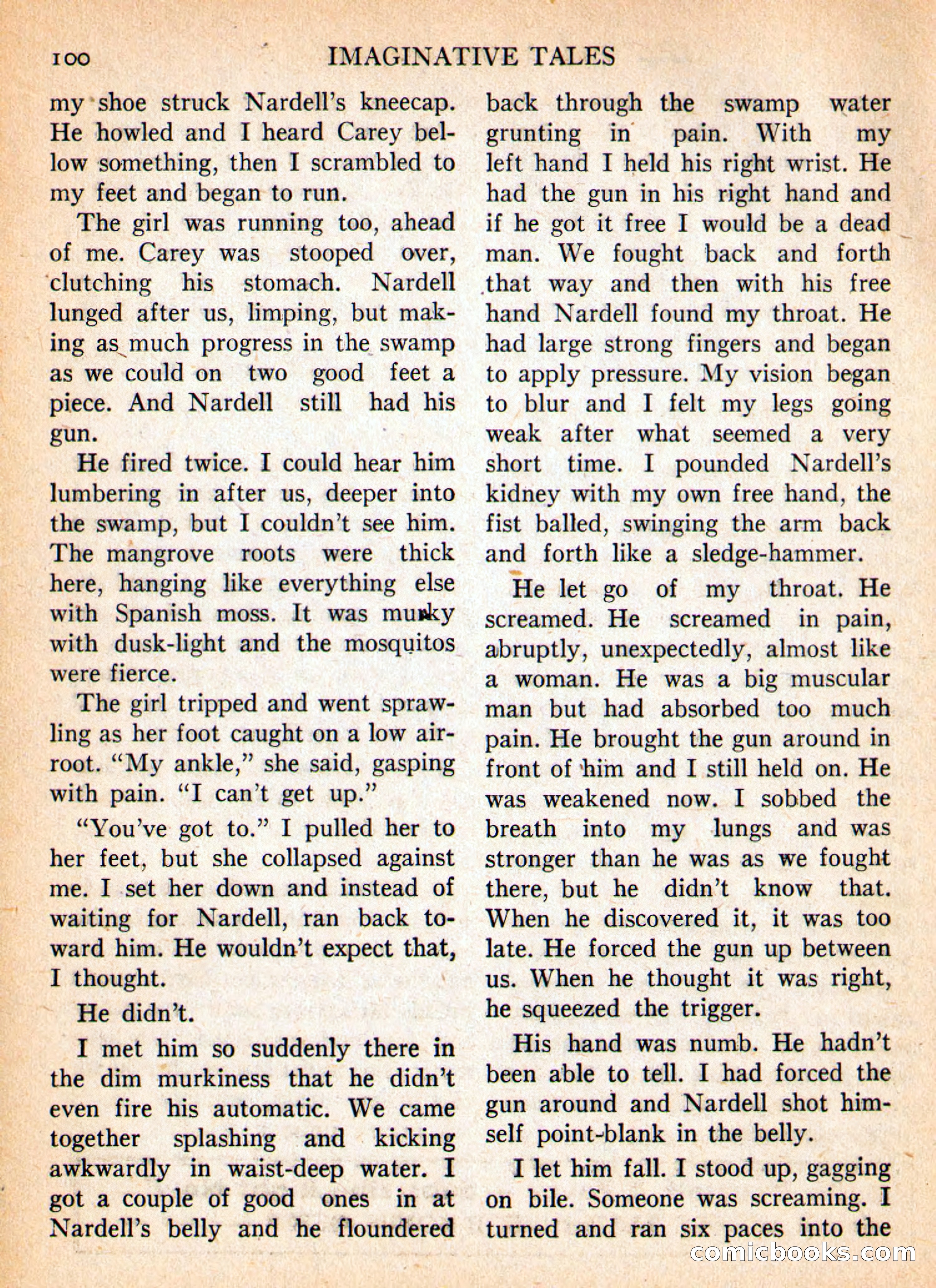 Imaginative Tales, January 1956 — page 100 of 132