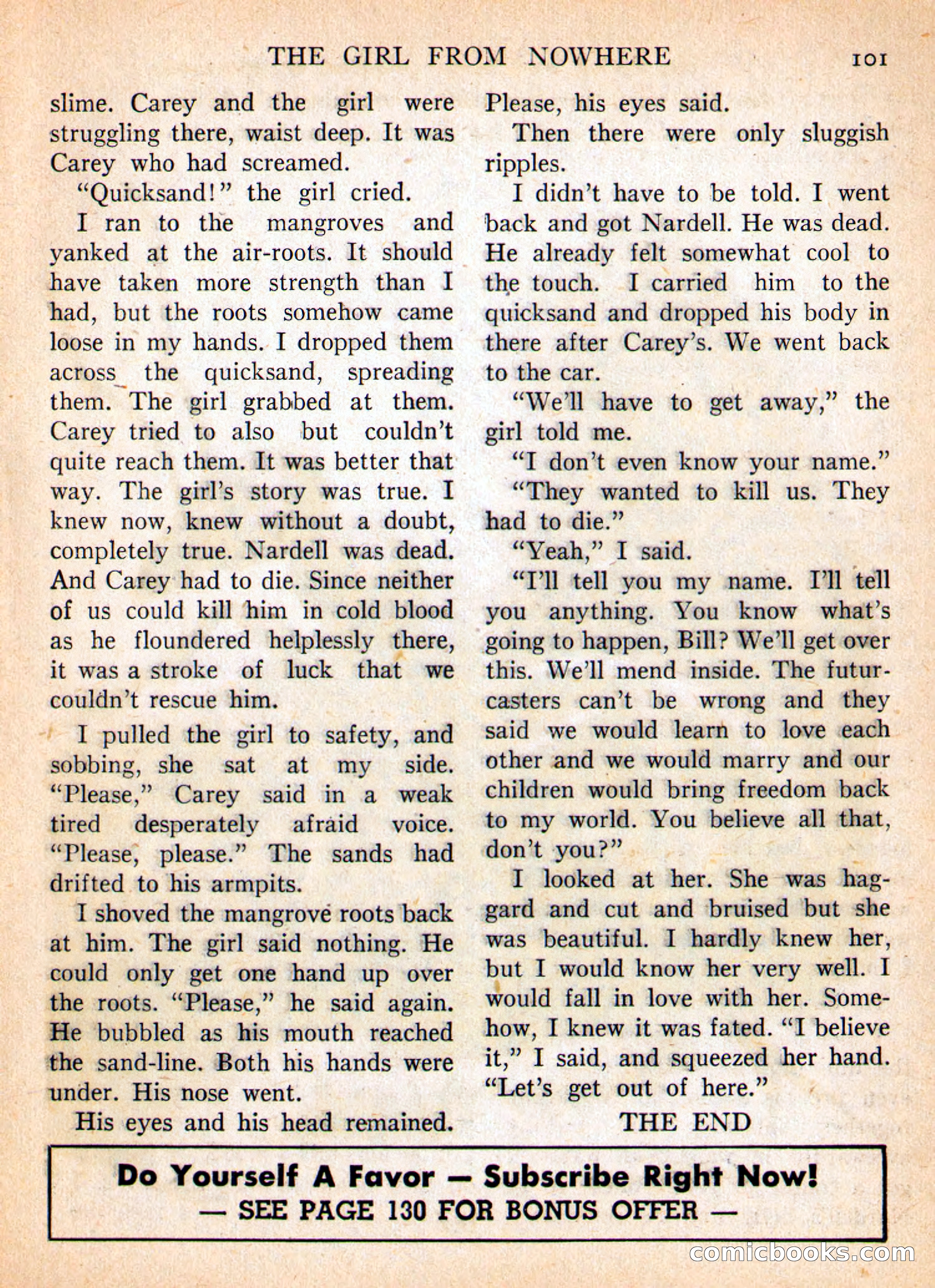 Imaginative Tales, January 1956 — page 101 of 132