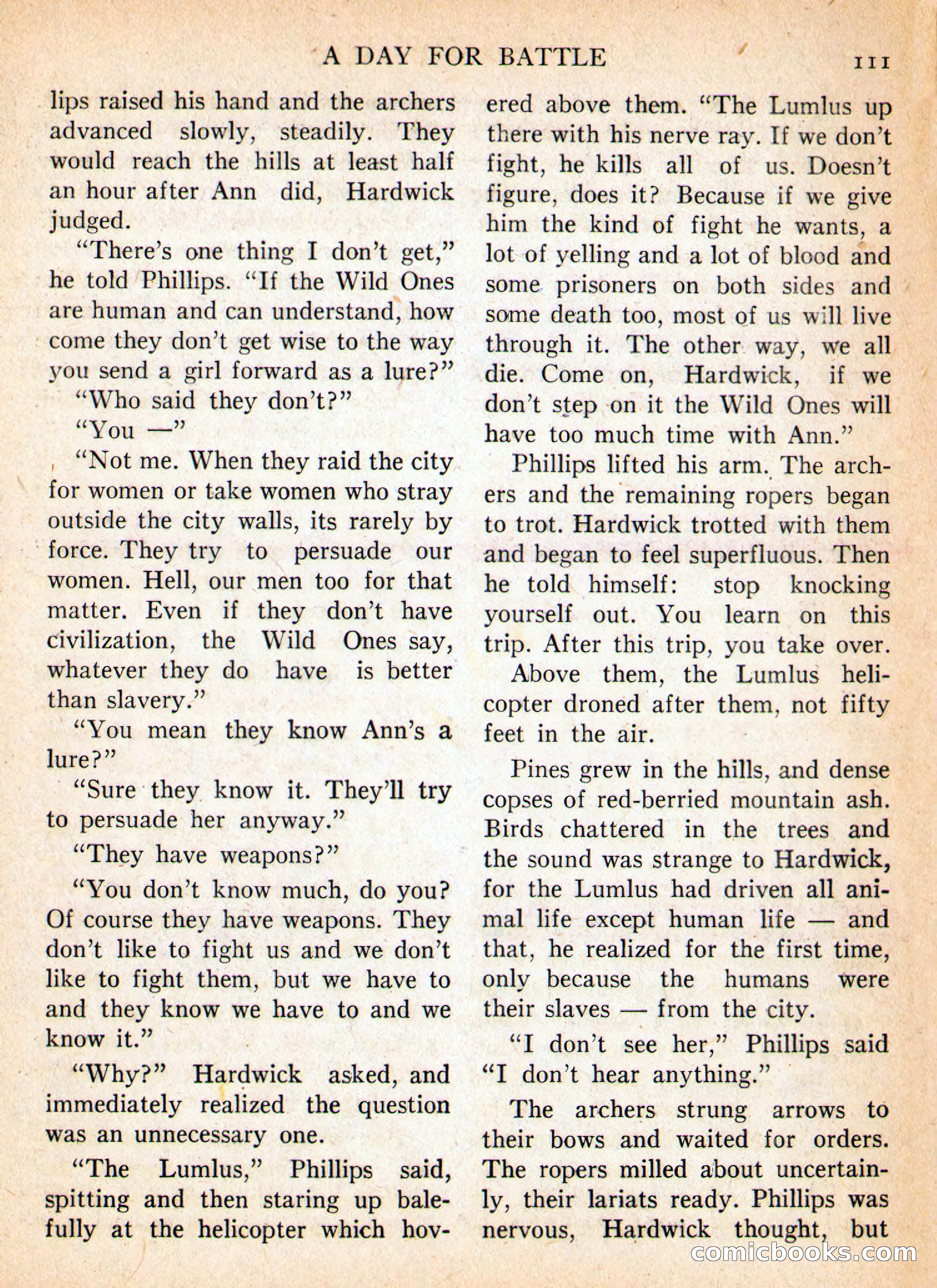 Imaginative Tales, January 1956 — page 111 of 132