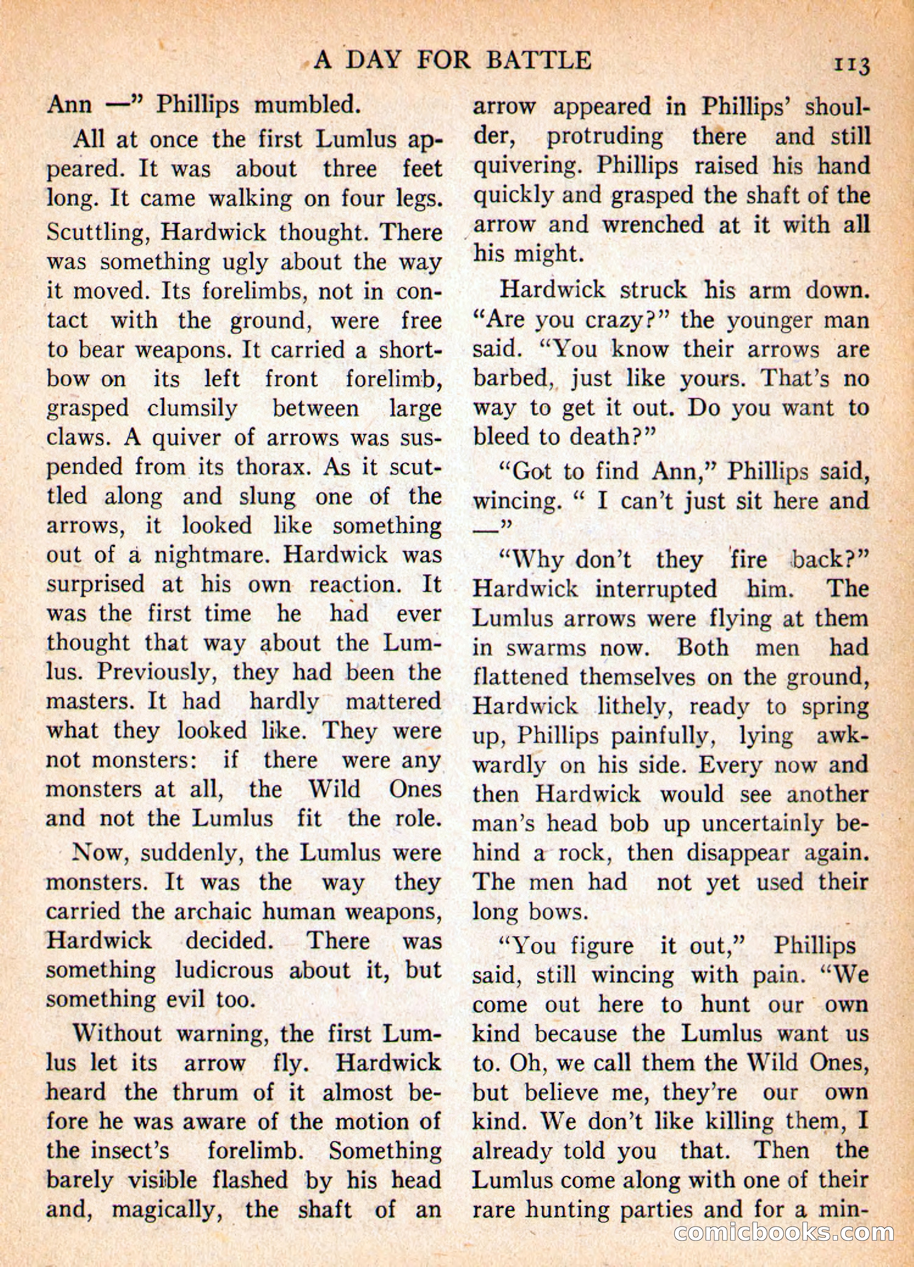 Imaginative Tales, January 1956 — page 113 of 132