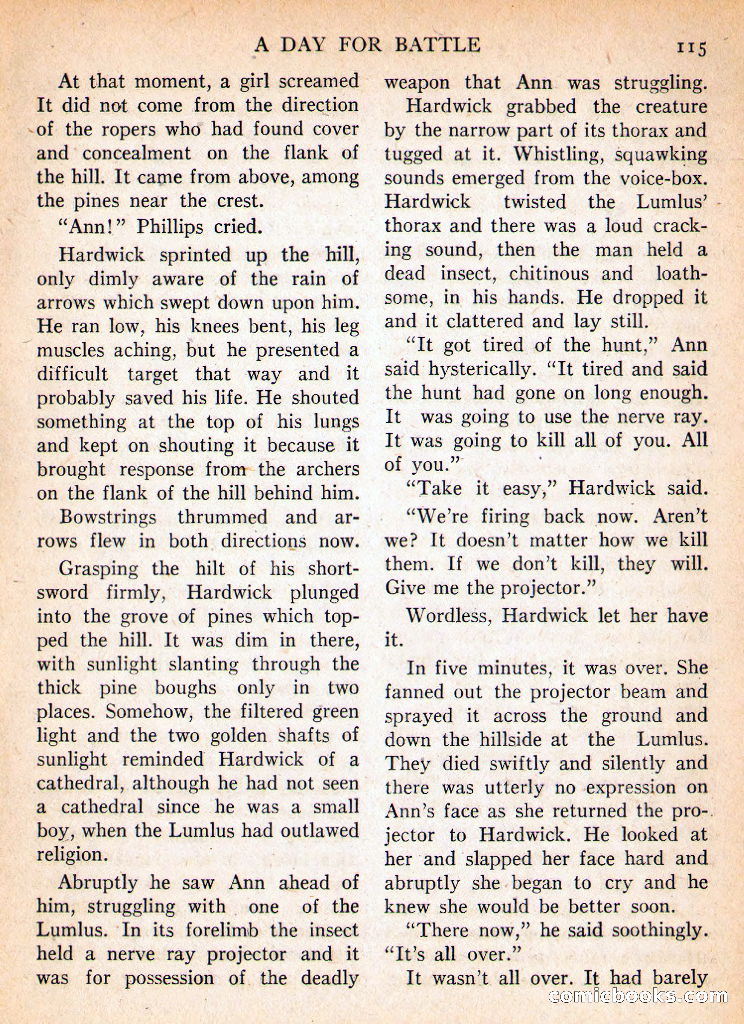 Imaginative Tales, January 1956 — page 115 of 132