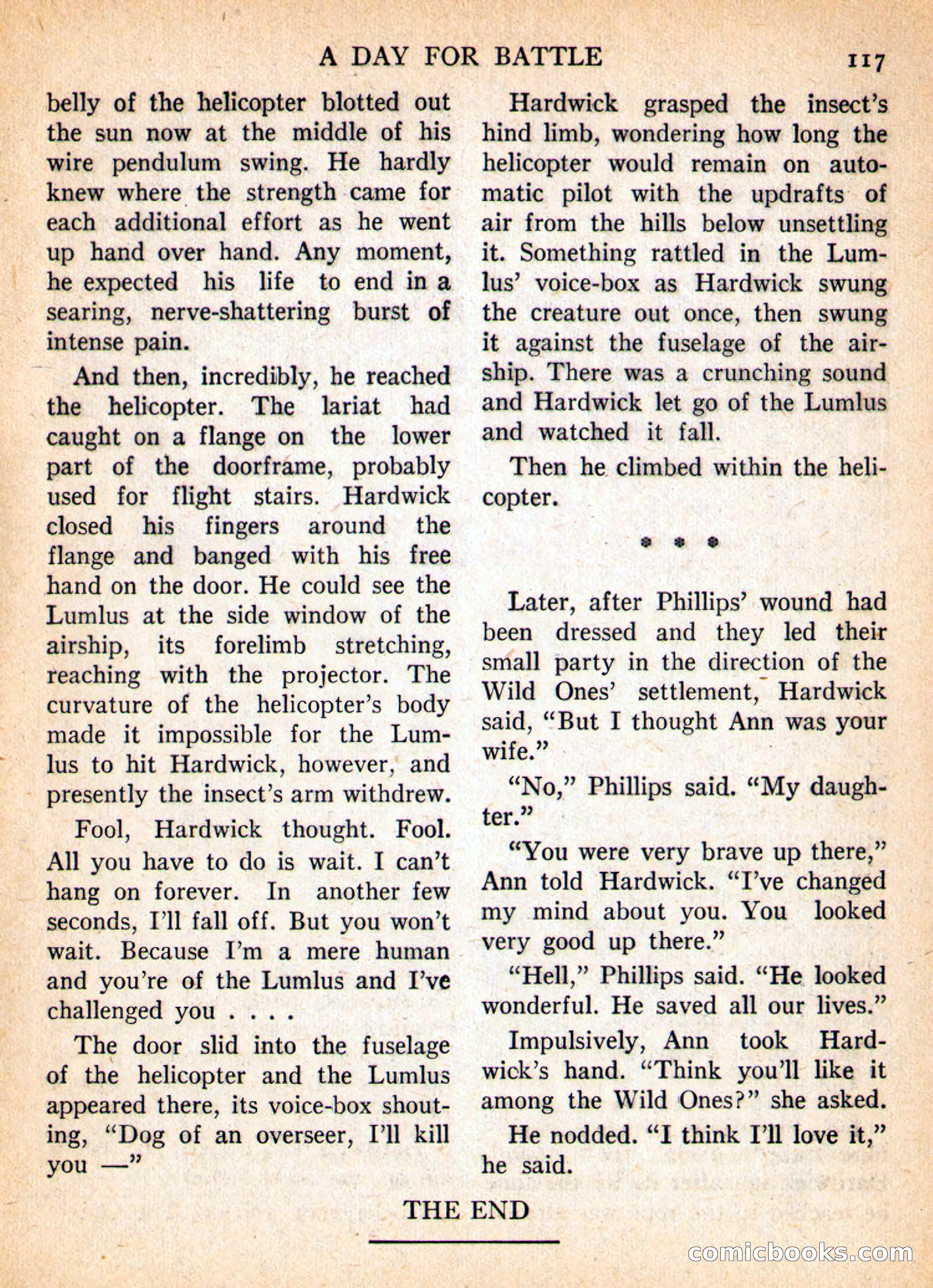 Imaginative Tales, January 1956 — page 117 of 132