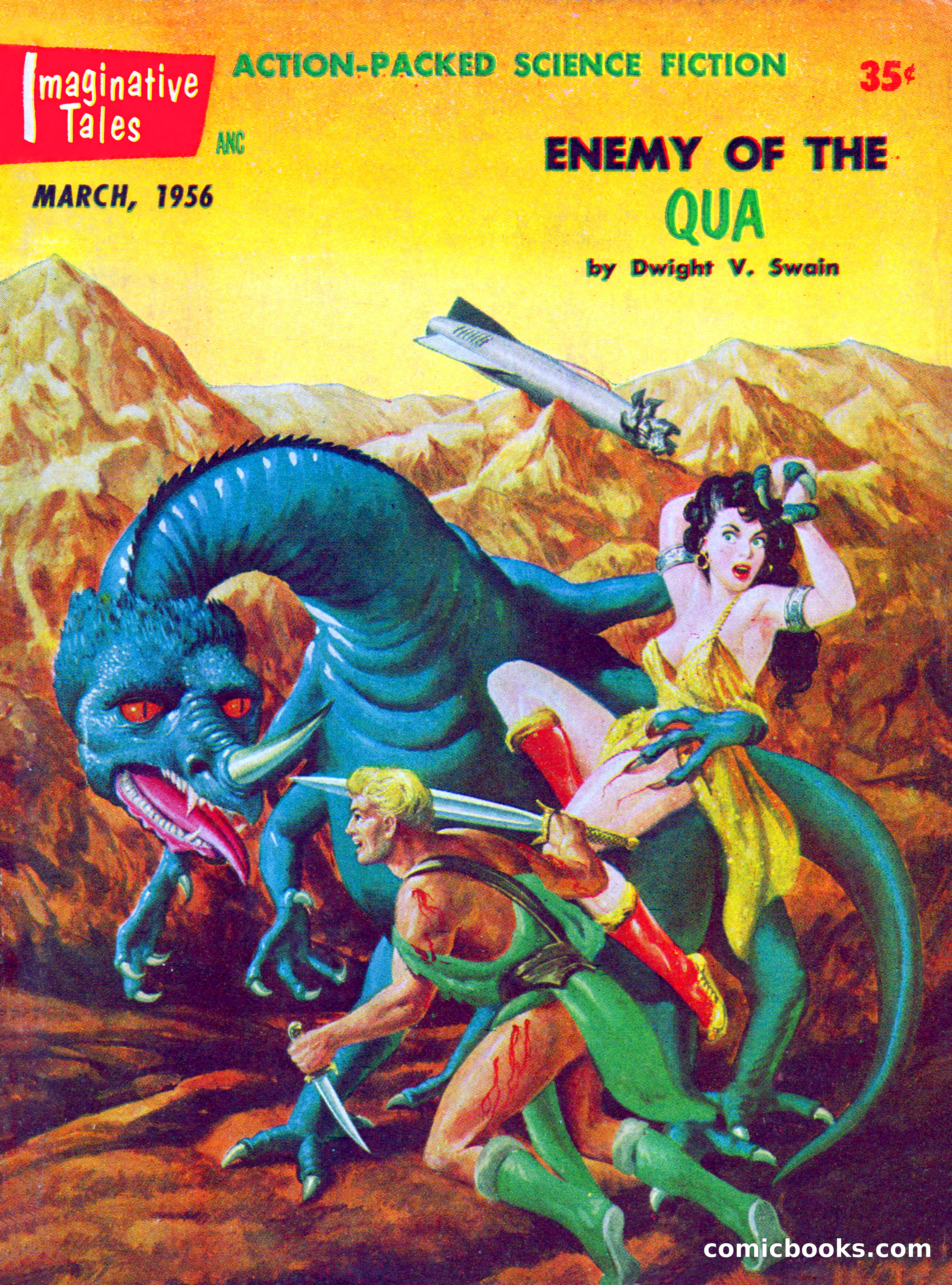 Imaginative Tales, March 1956 — page 1 of 132