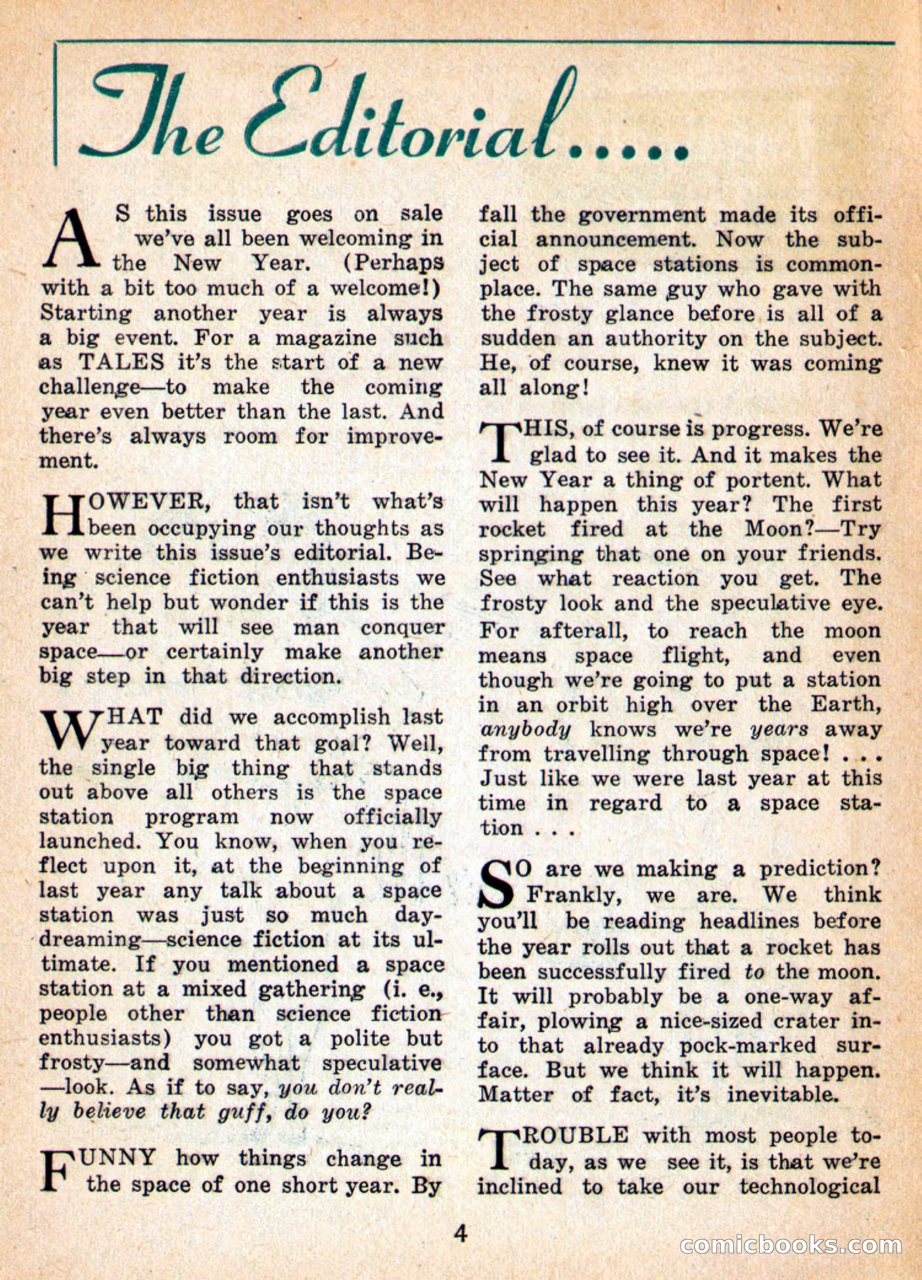 Imaginative Tales, March 1956 — page 4 of 132