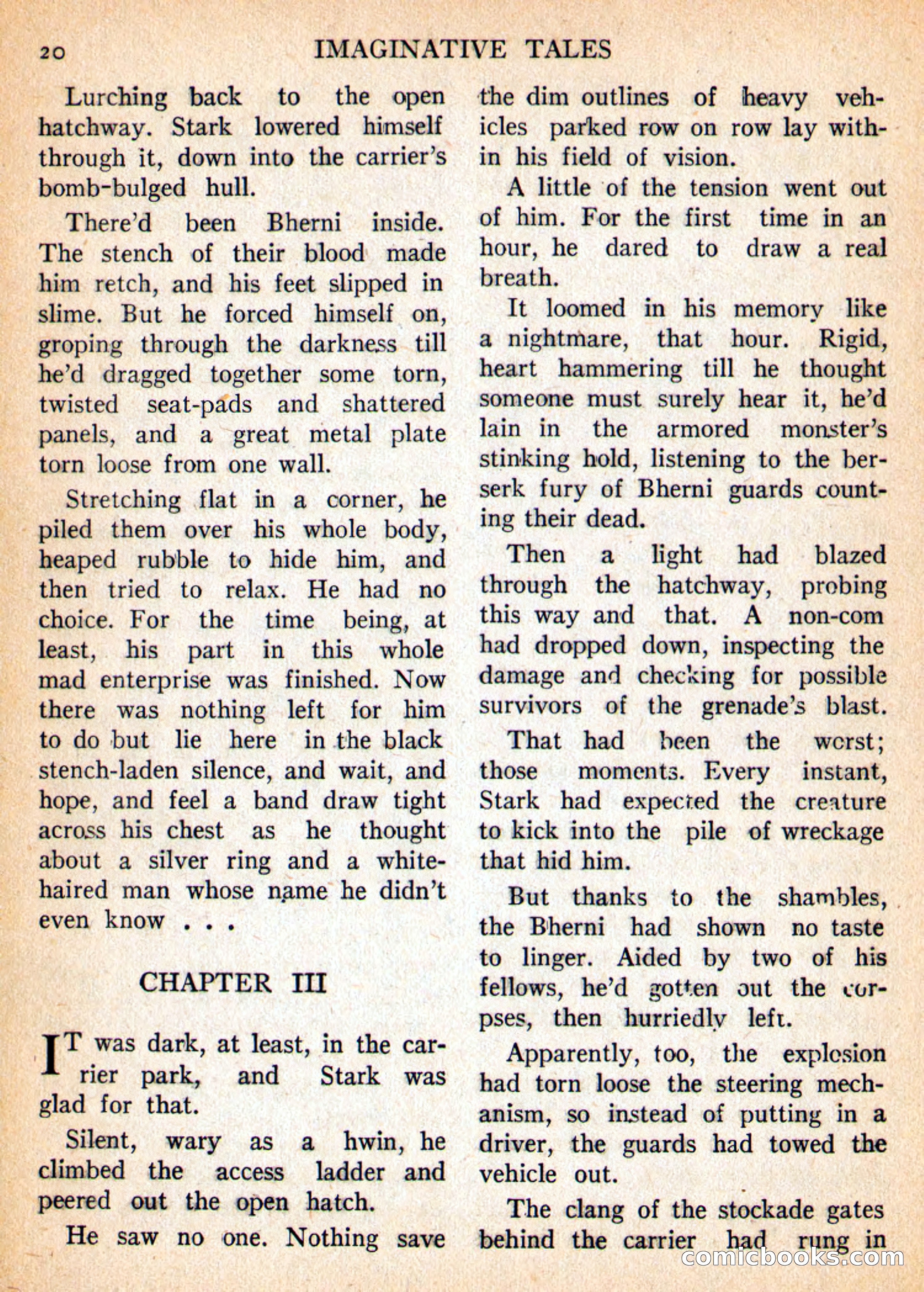 Imaginative Tales, March 1956 — page 20 of 132