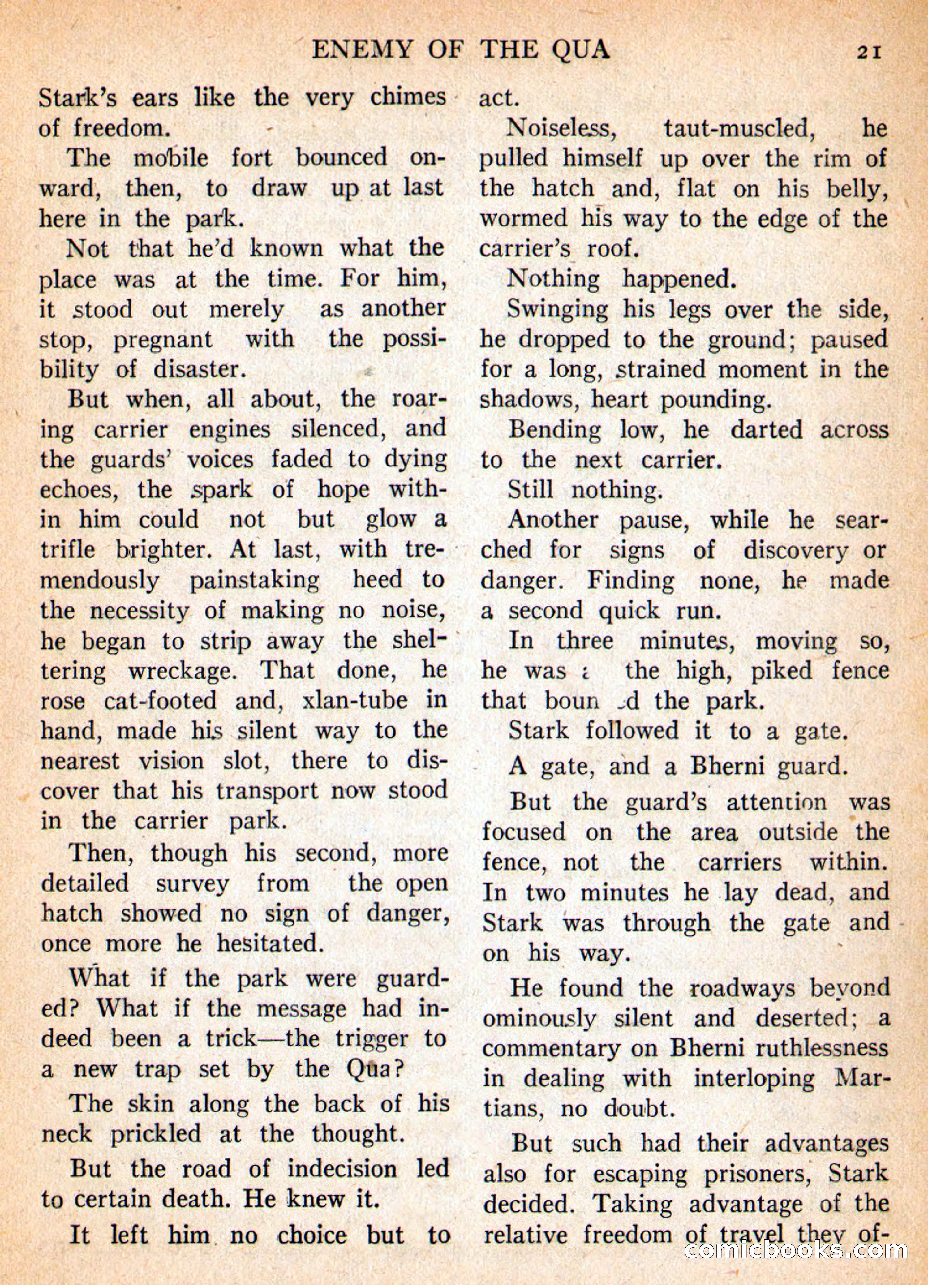 Imaginative Tales, March 1956 — page 21 of 132