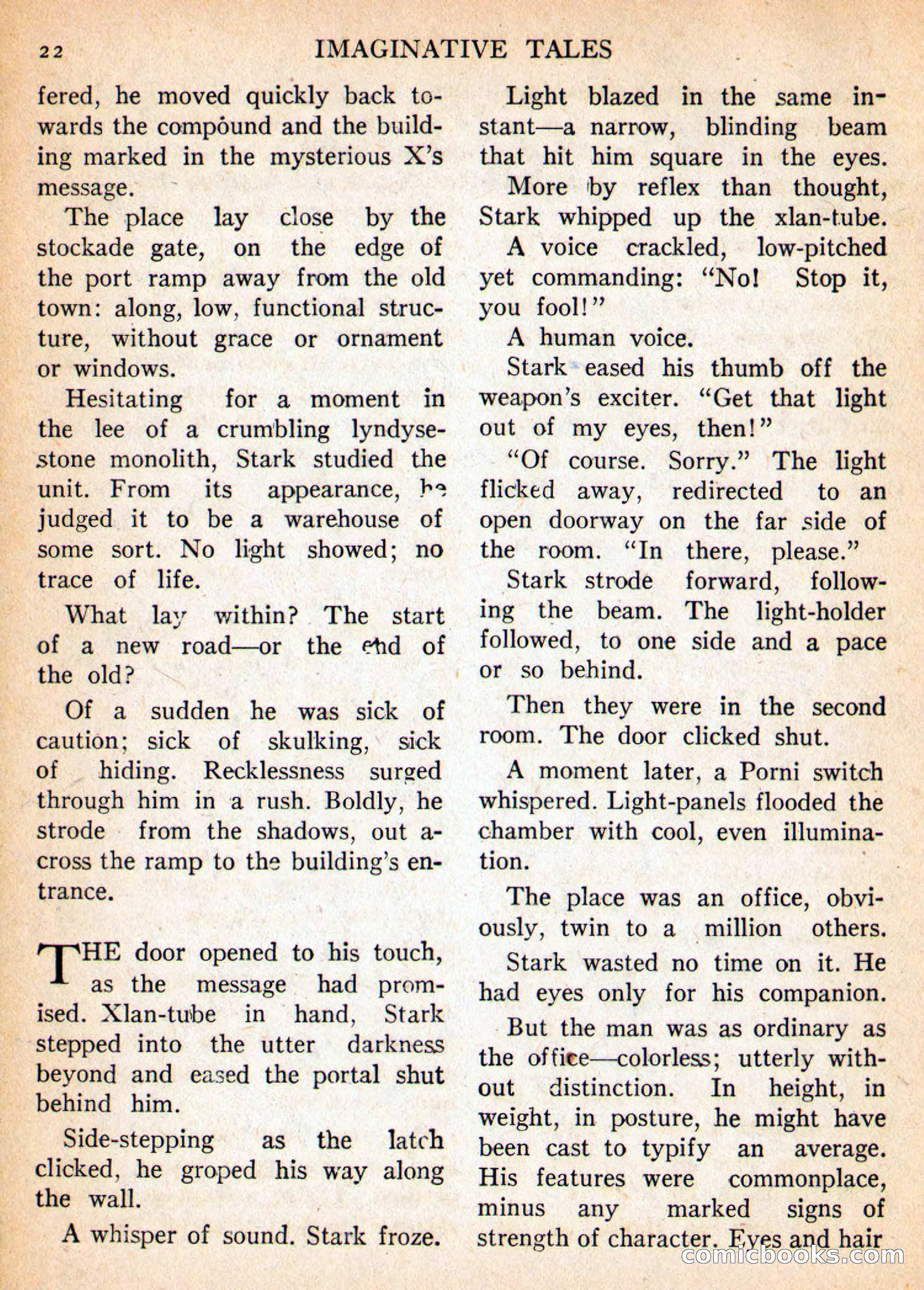 Imaginative Tales, March 1956 — page 22 of 132