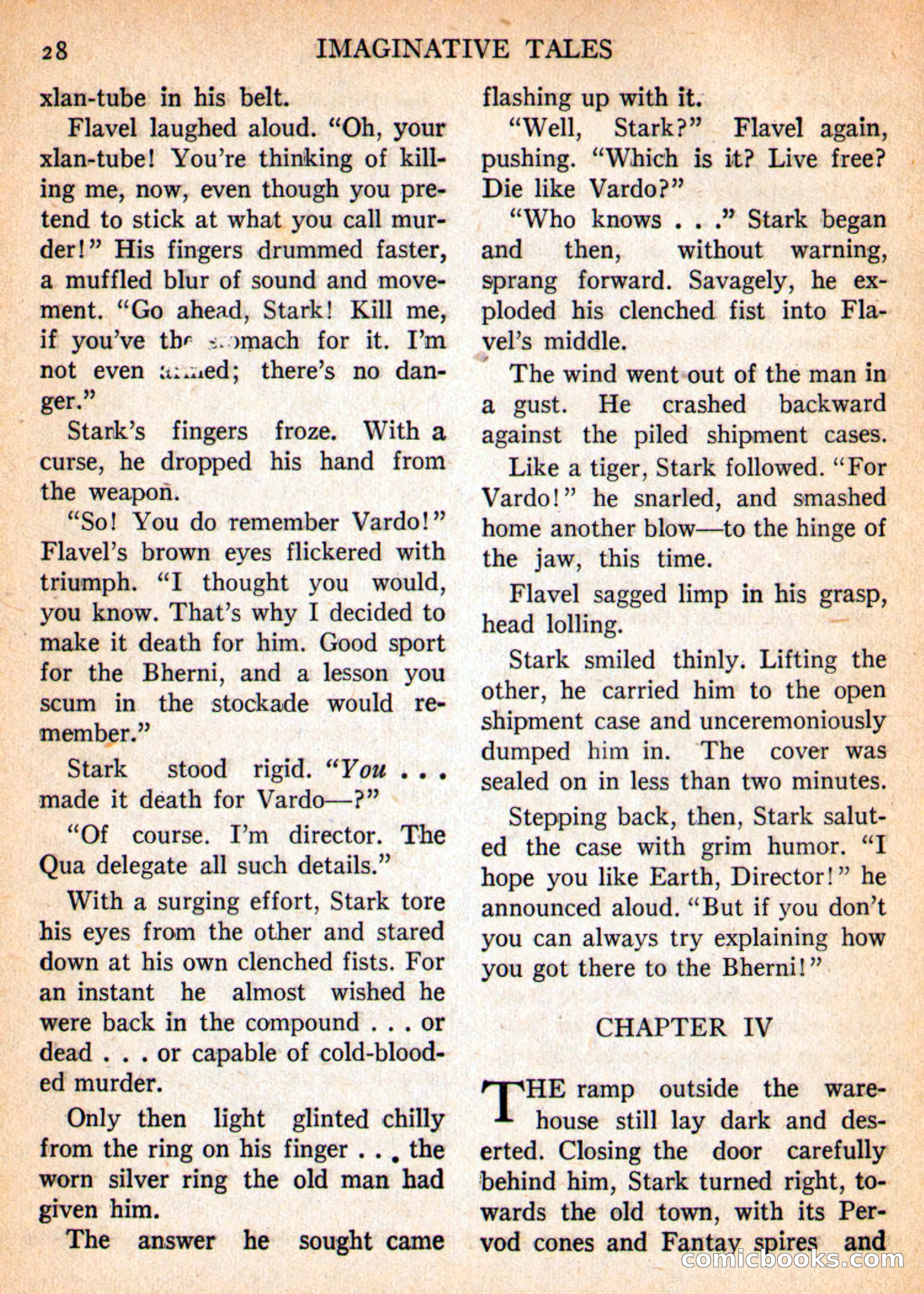 Imaginative Tales, March 1956 — page 28 of 132