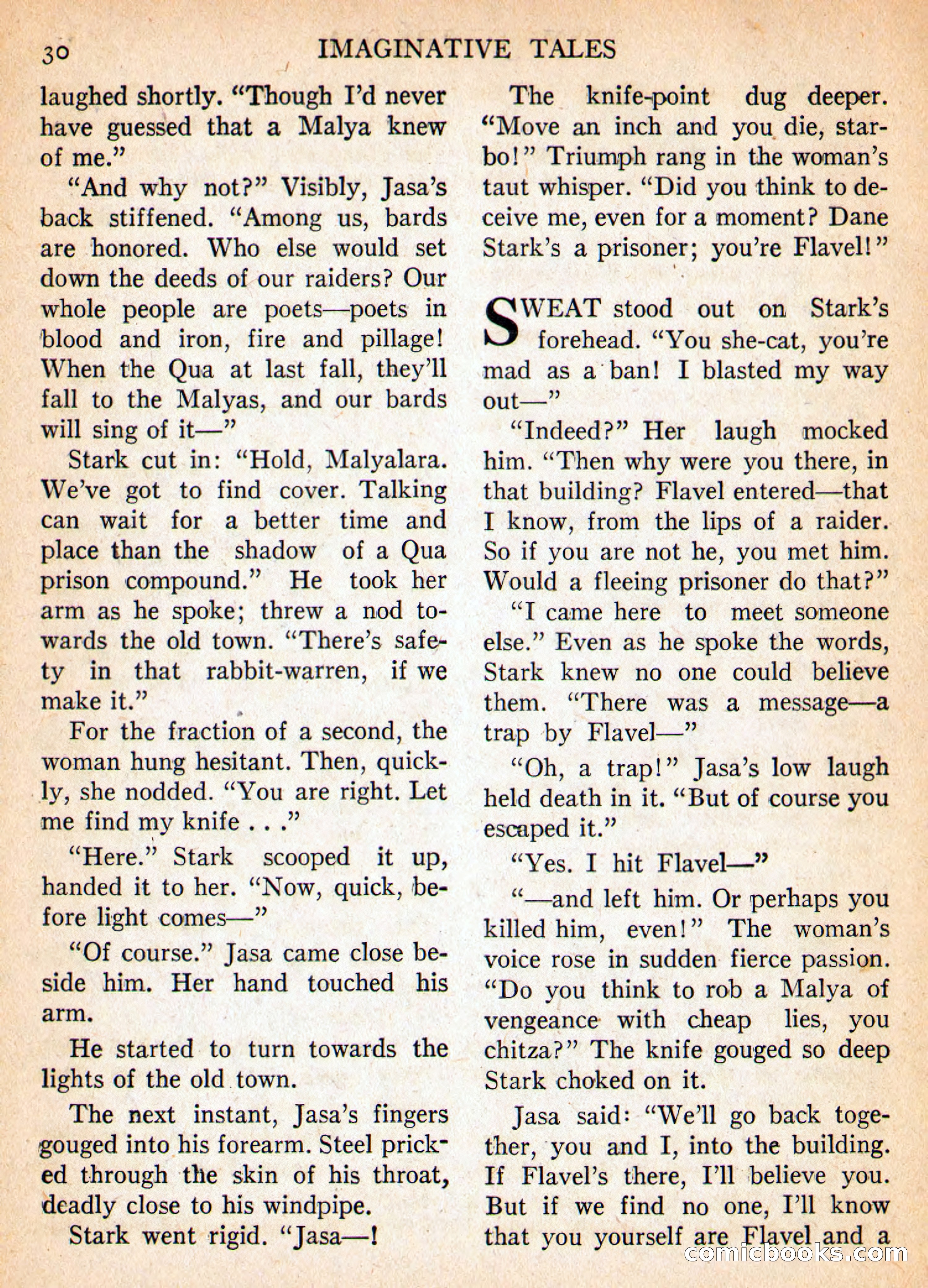 Imaginative Tales, March 1956 — page 30 of 132