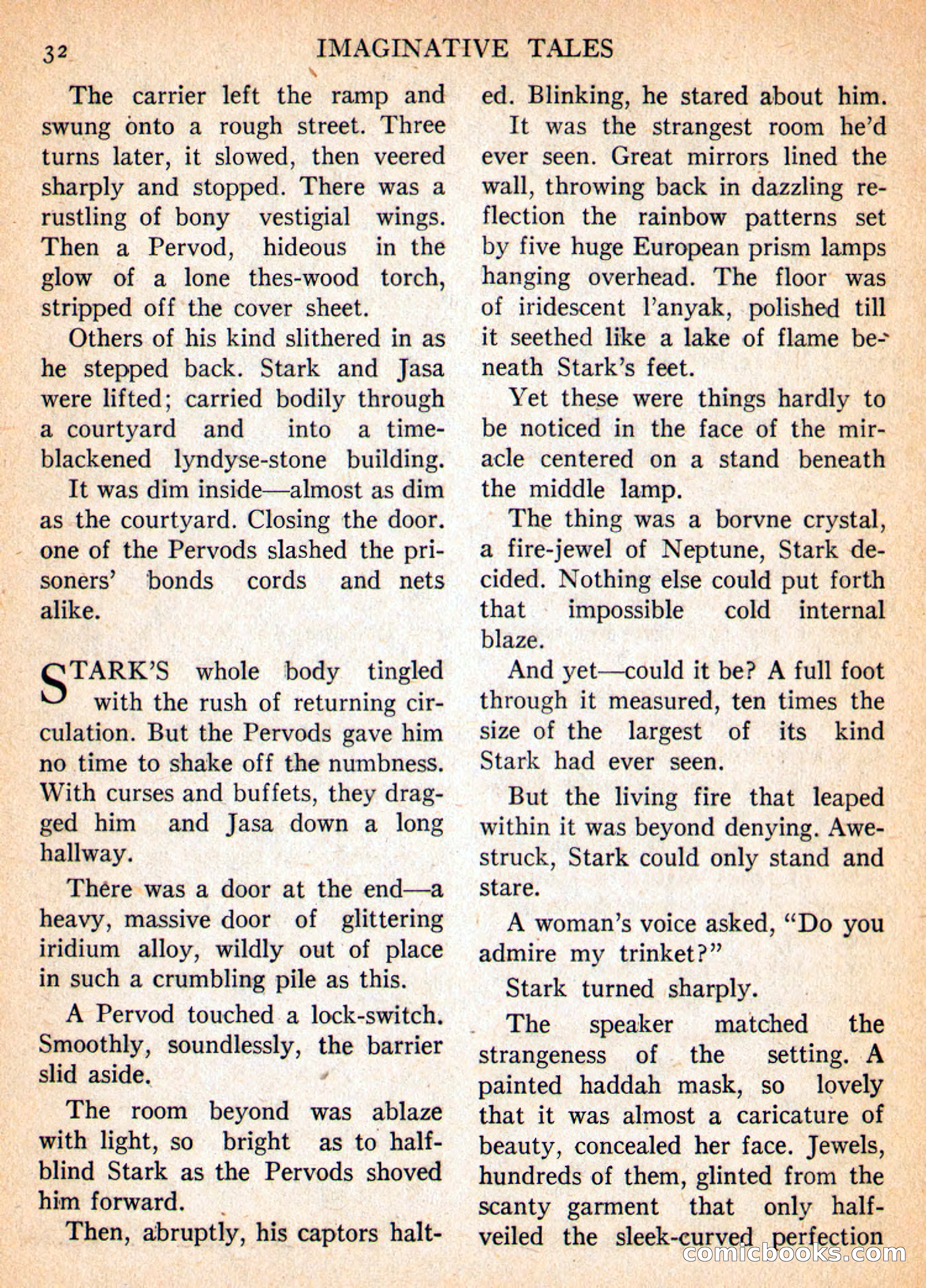 Imaginative Tales, March 1956 — page 32 of 132