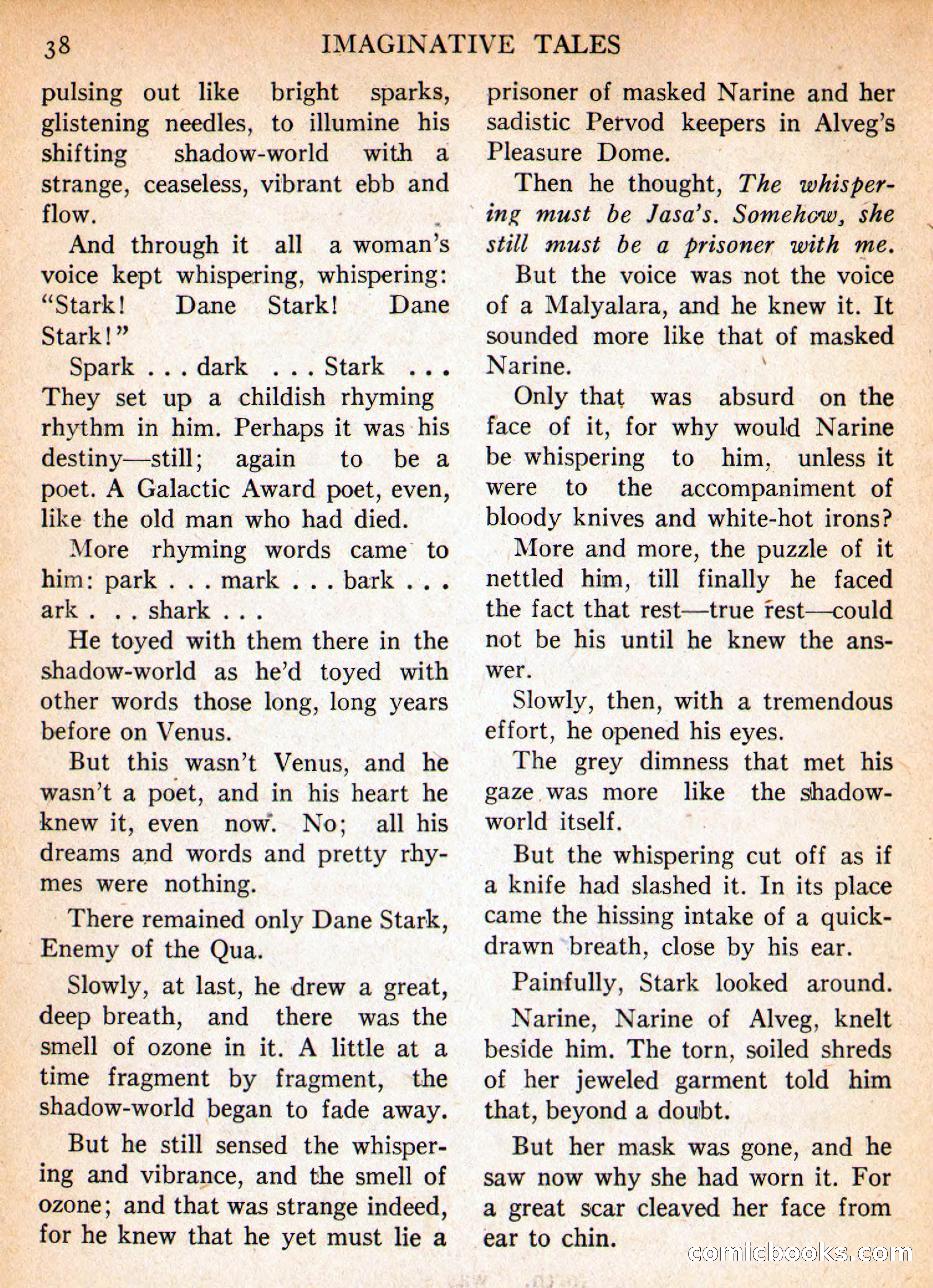 Imaginative Tales, March 1956 — page 38 of 132
