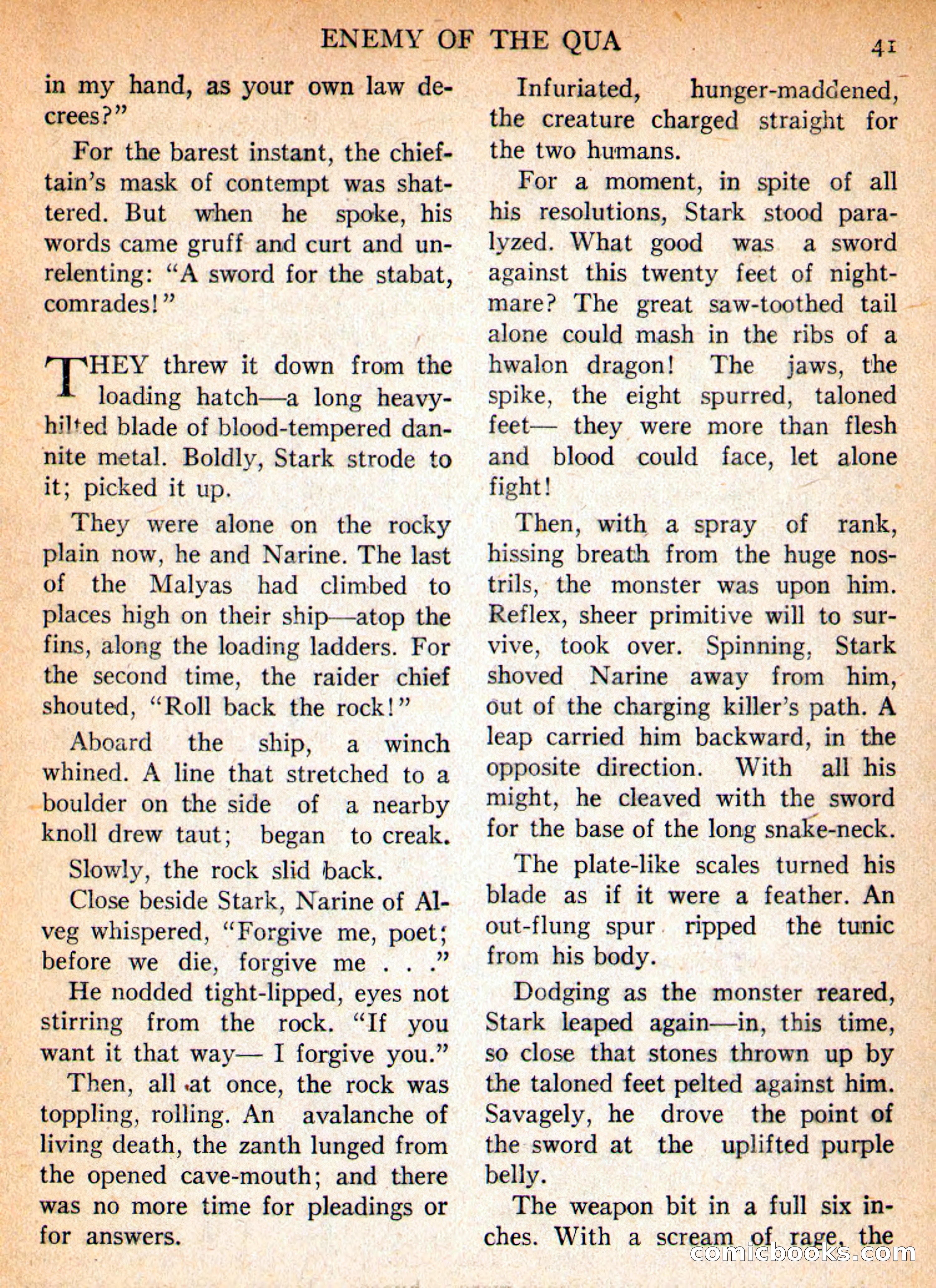 Imaginative Tales, March 1956 — page 41 of 132