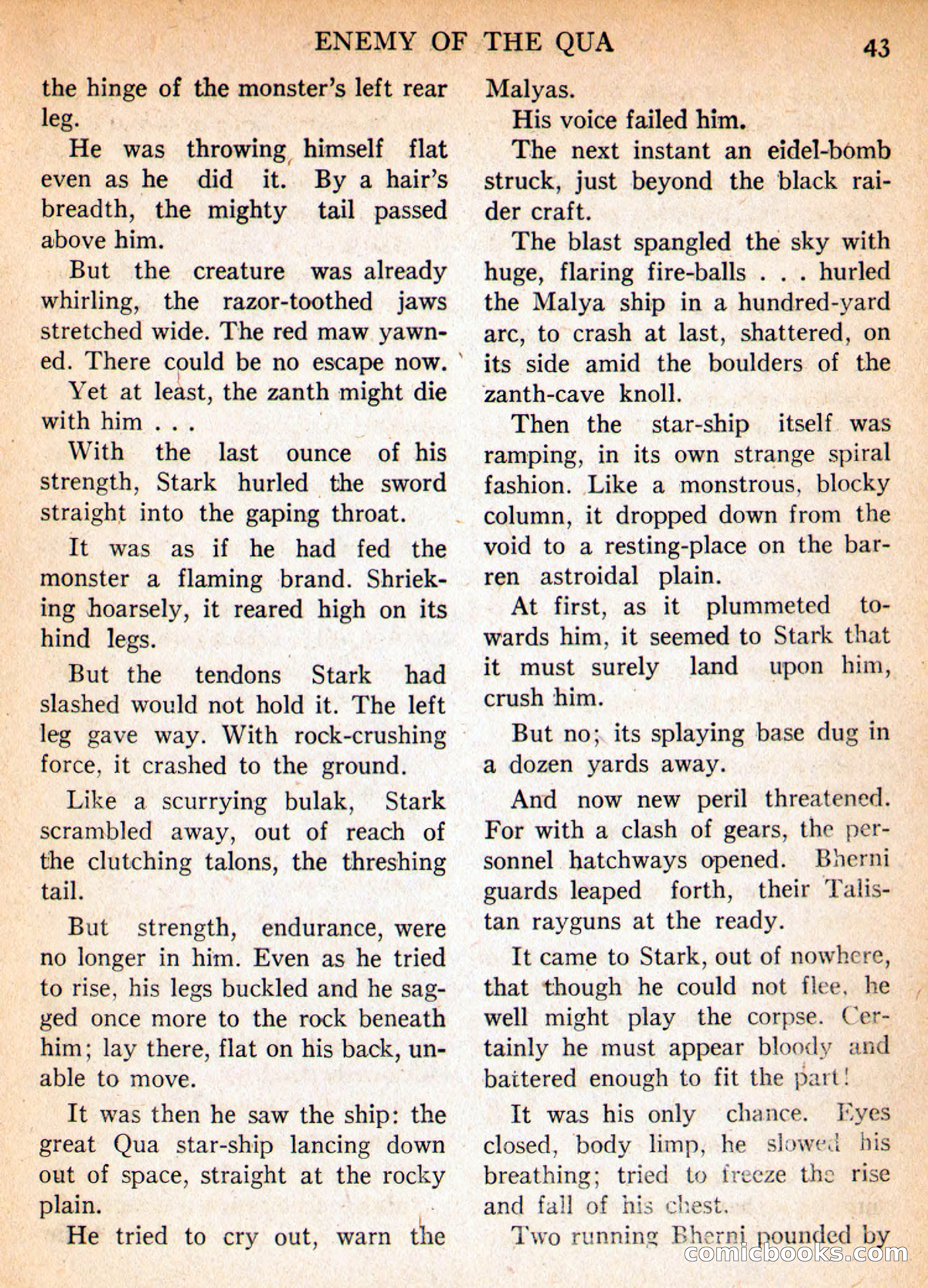 Imaginative Tales, March 1956 — page 43 of 132