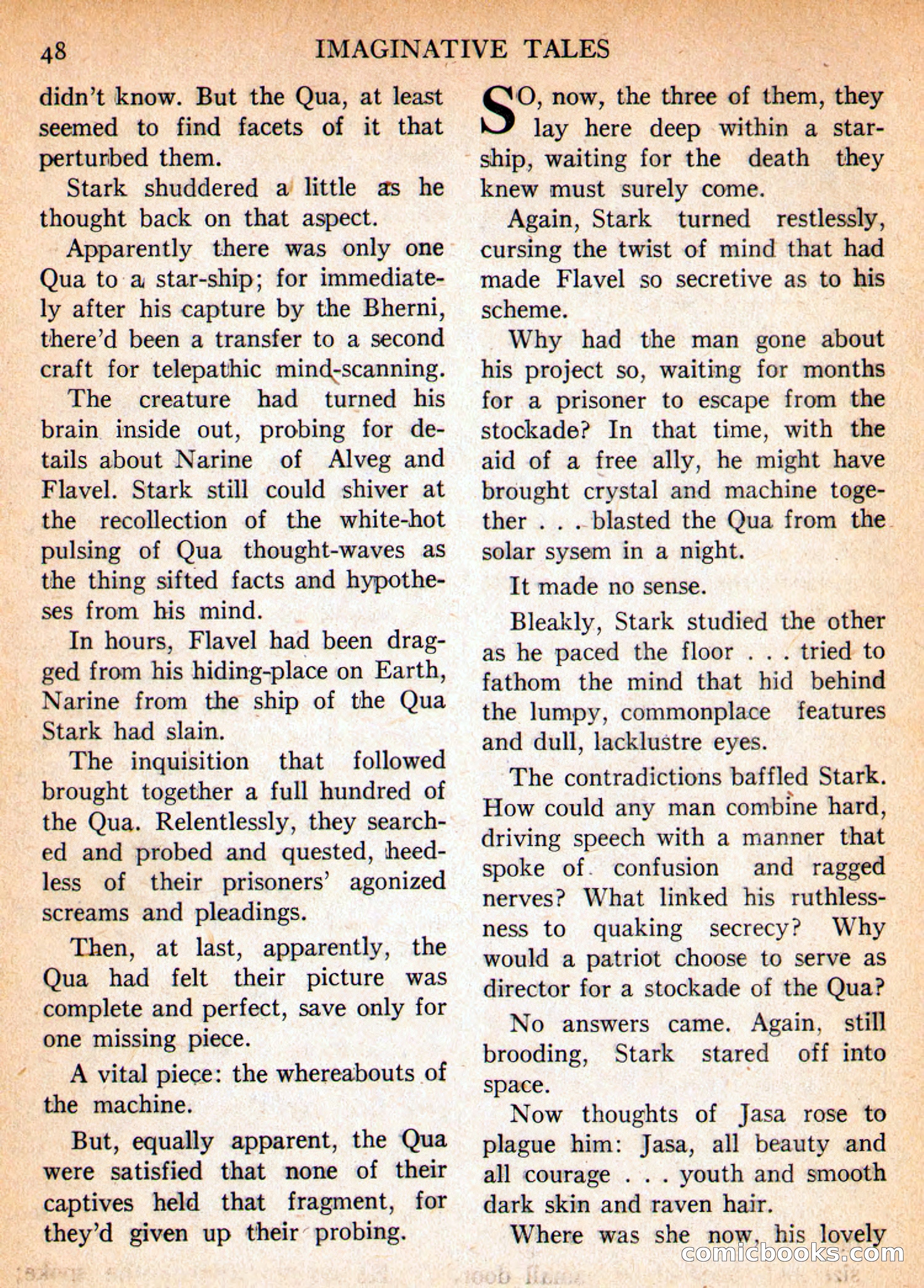 Imaginative Tales, March 1956 — page 48 of 132