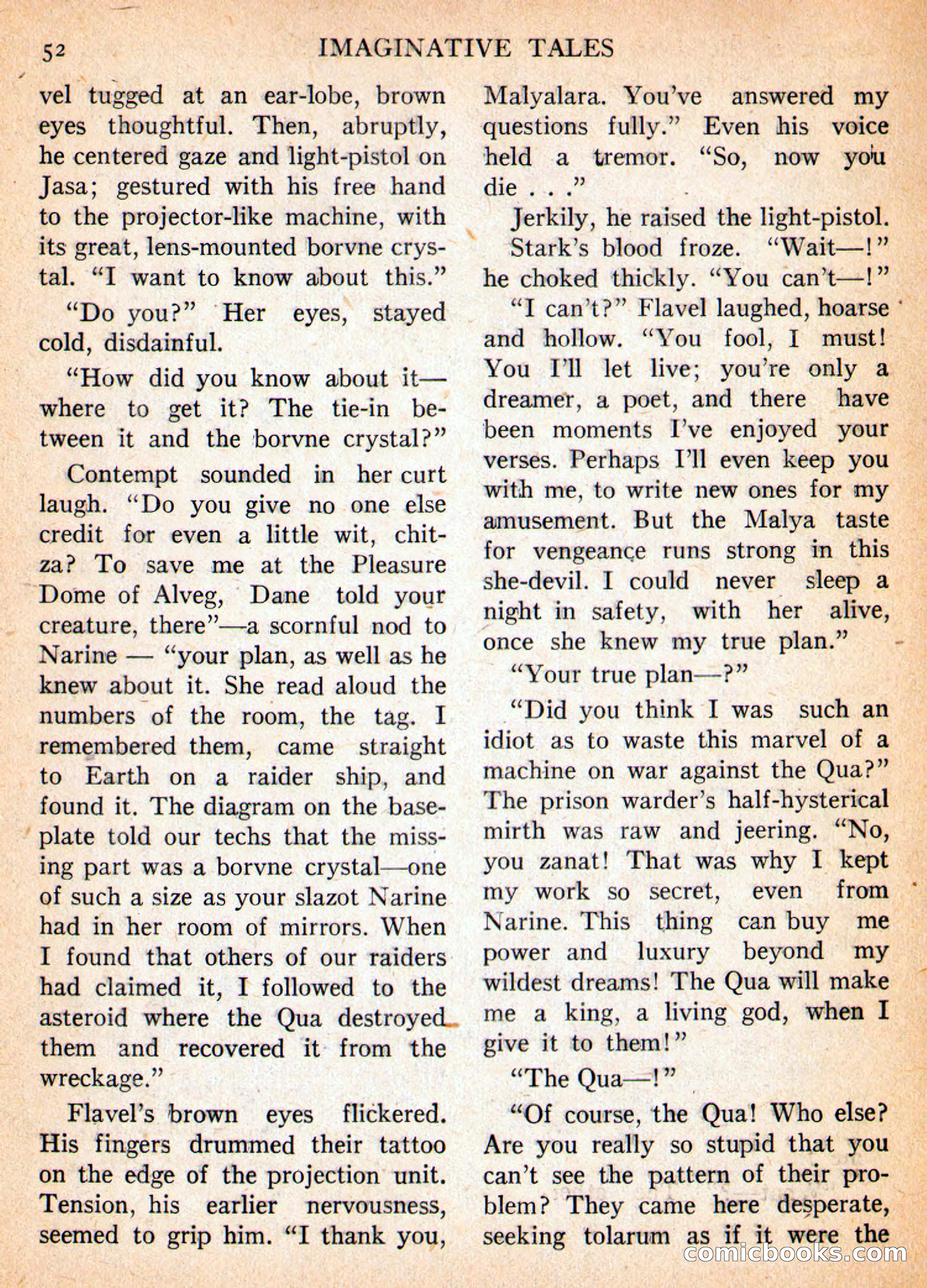 Imaginative Tales, March 1956 — page 52 of 132