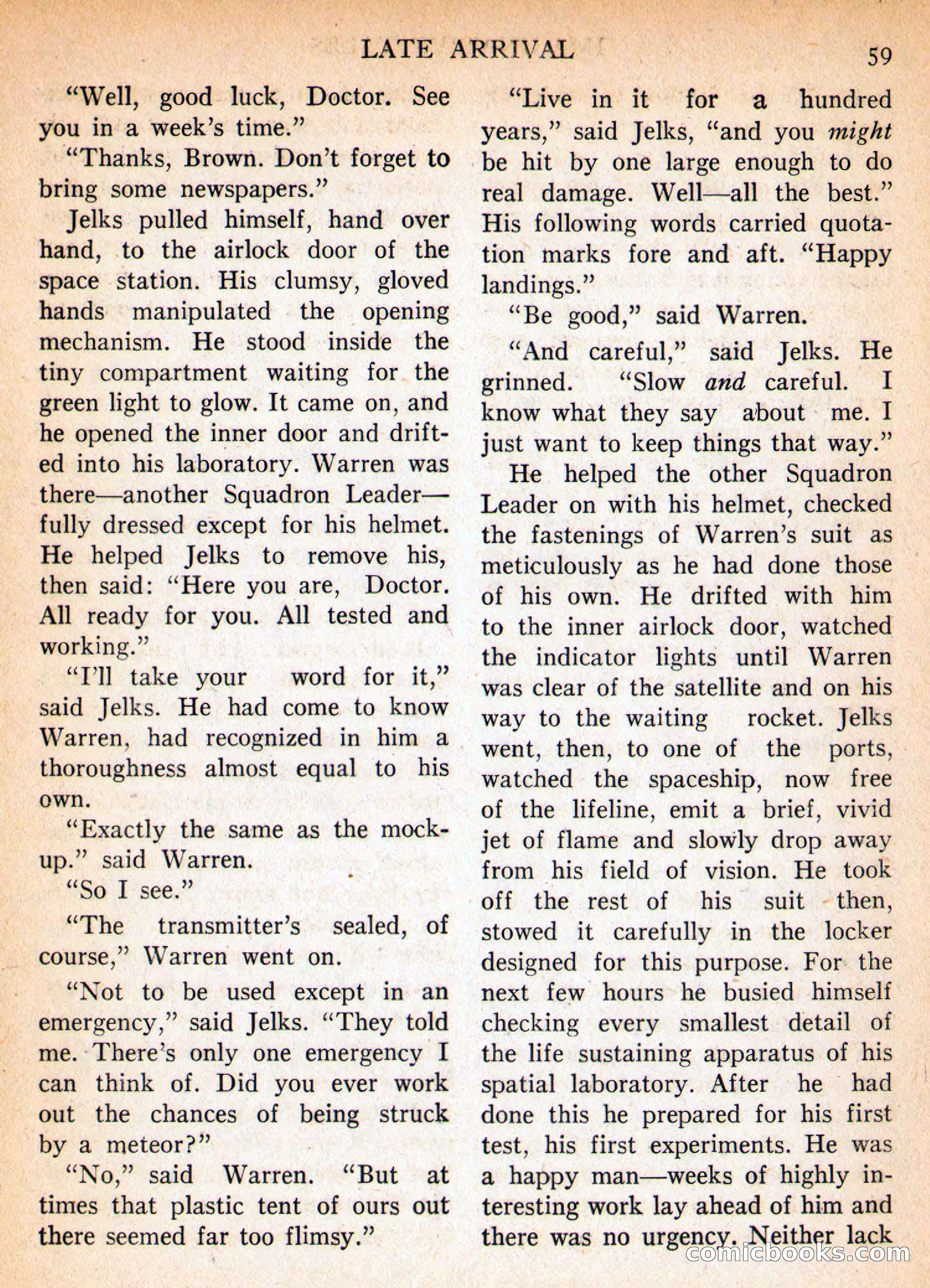 Imaginative Tales, March 1956 — page 59 of 132
