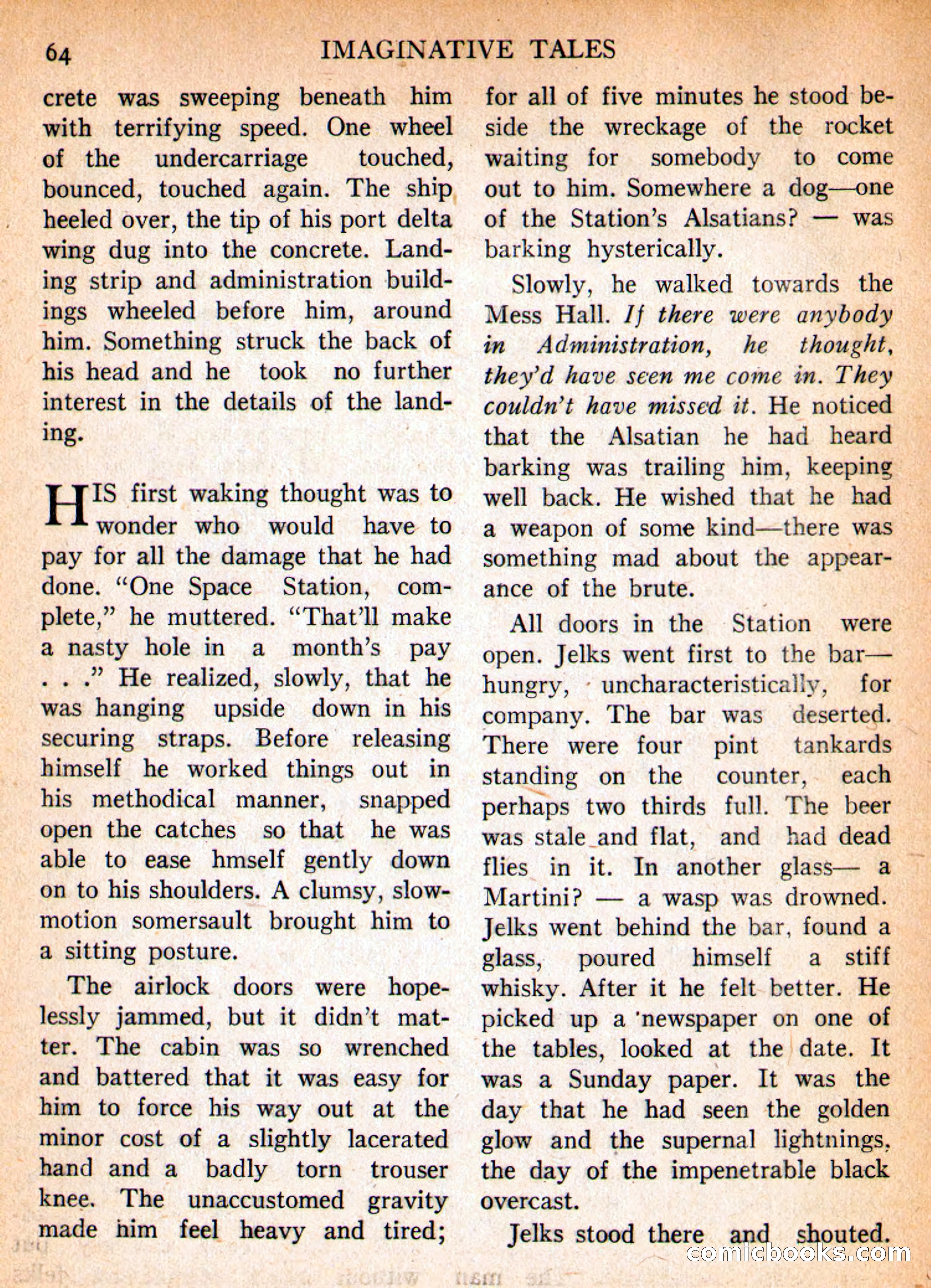 Imaginative Tales, March 1956 — page 64 of 132