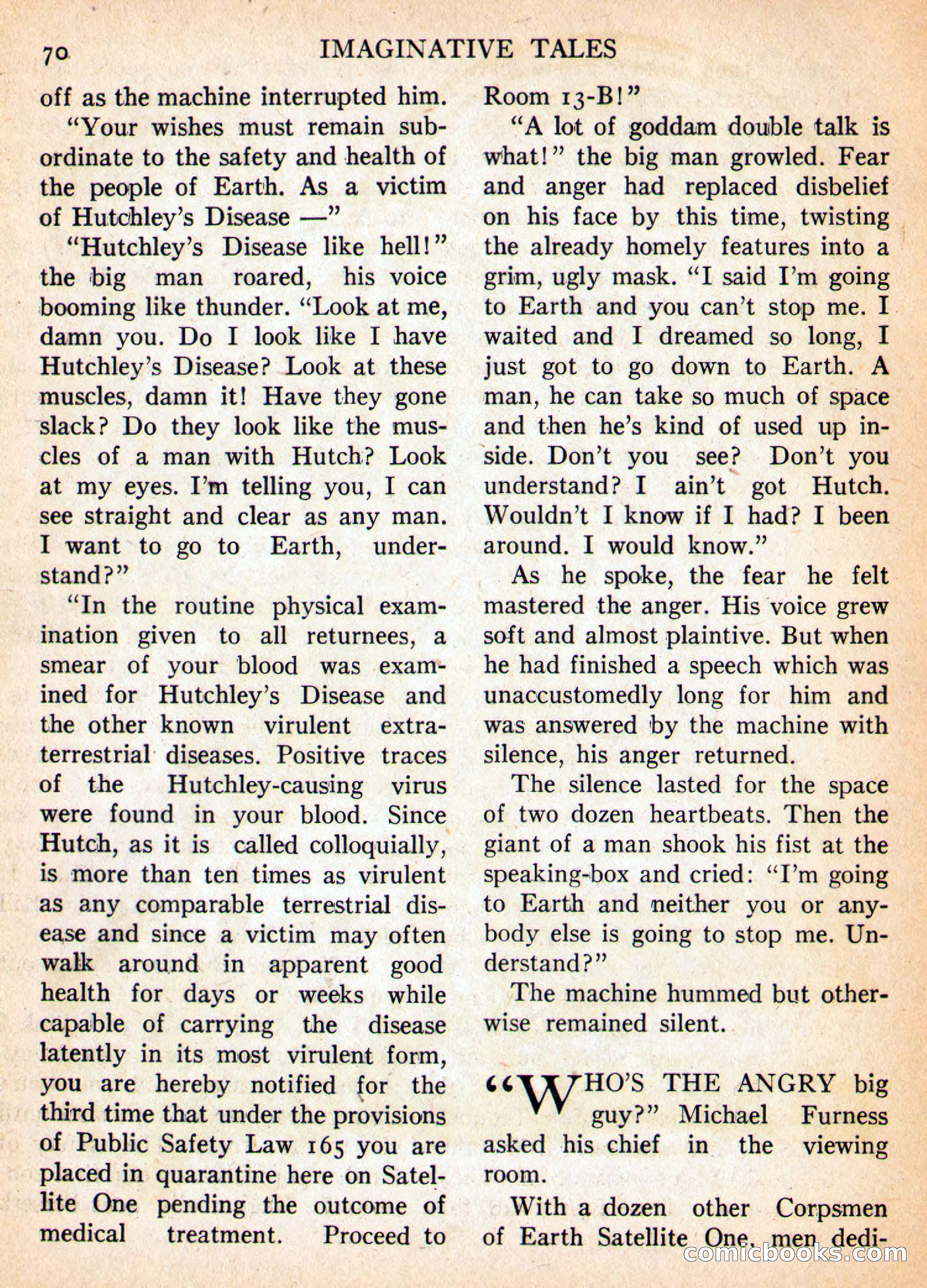 Imaginative Tales, March 1956 — page 70 of 132