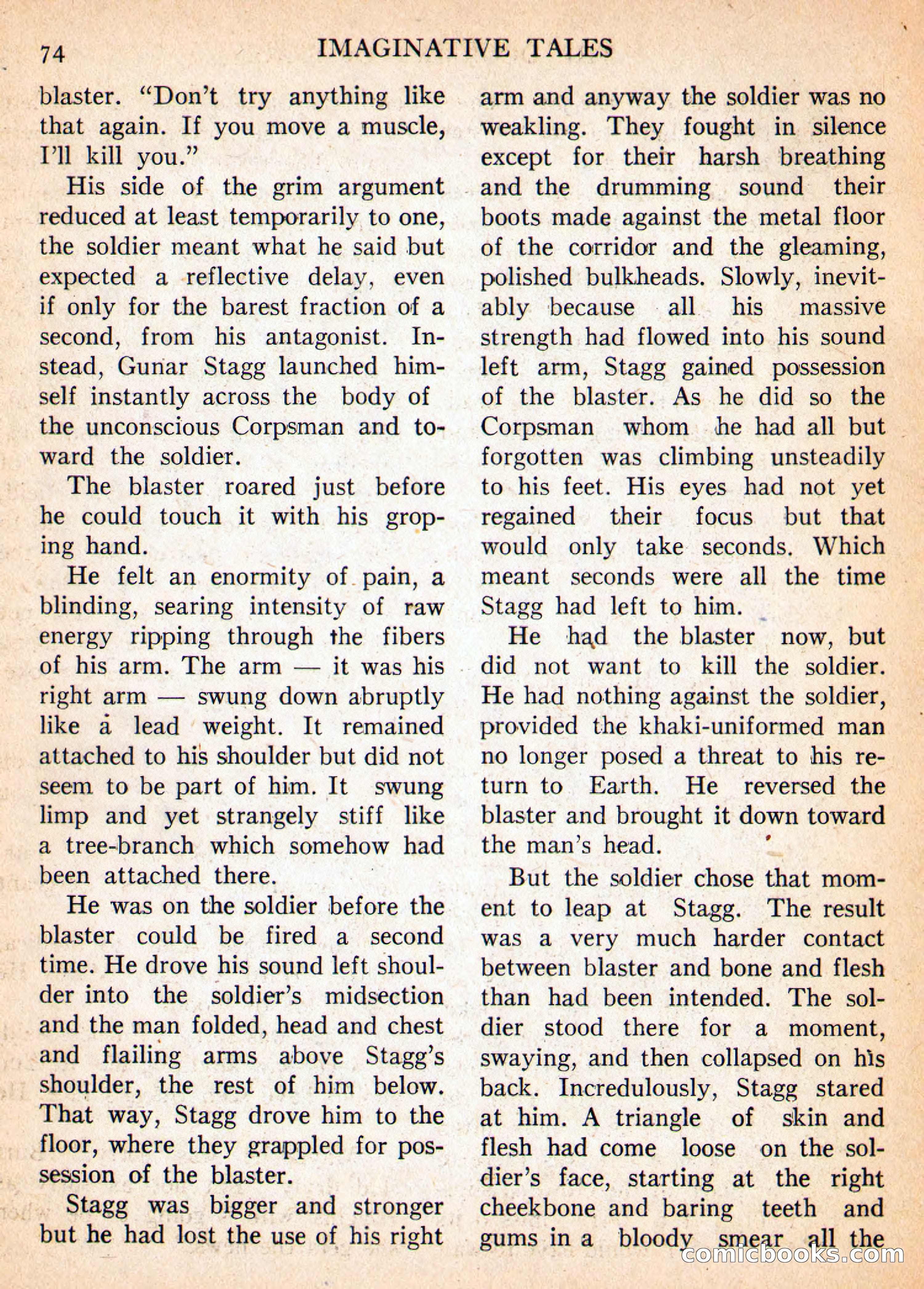 Imaginative Tales, March 1956 — page 74 of 132