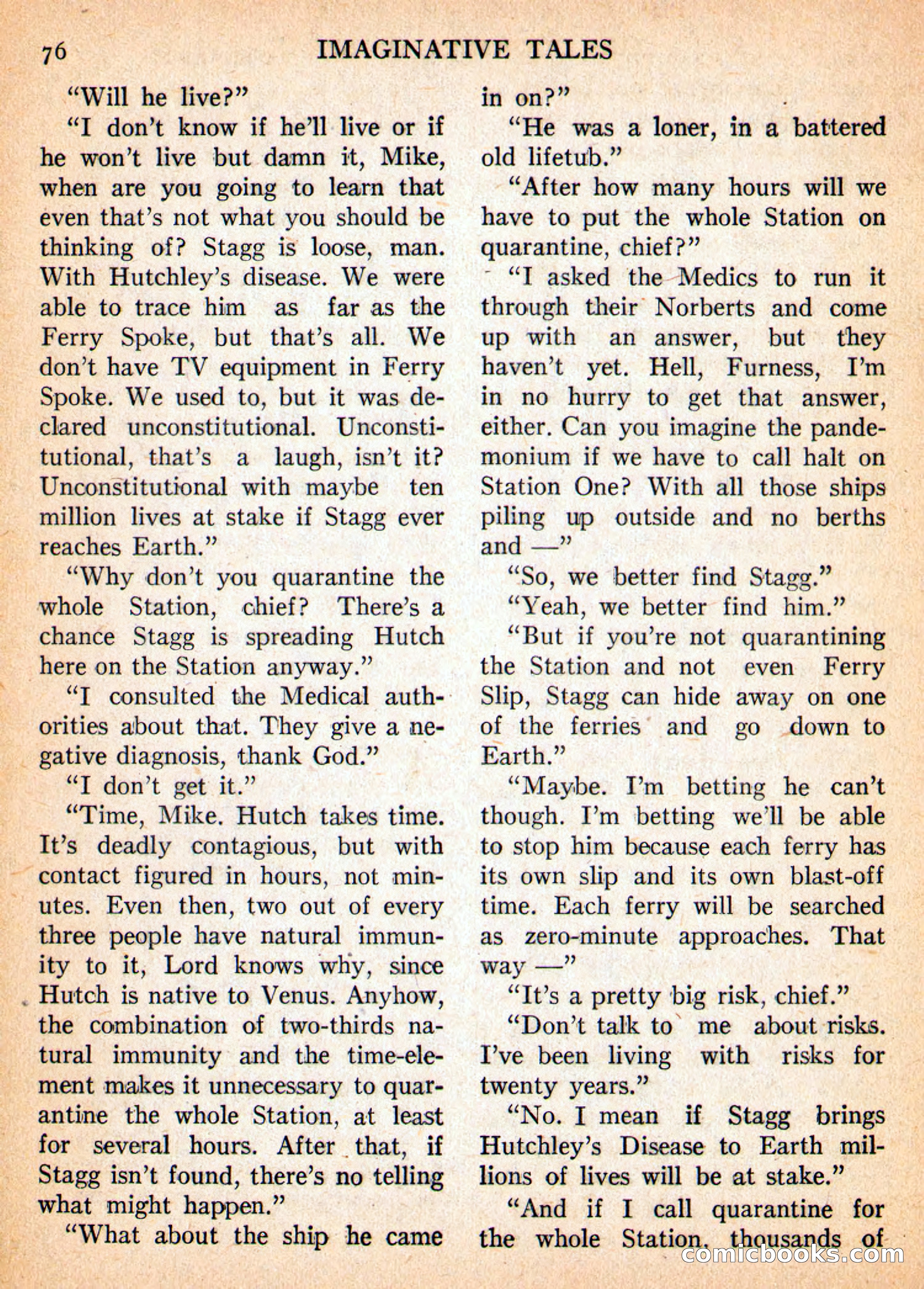 Imaginative Tales, March 1956 — page 76 of 132