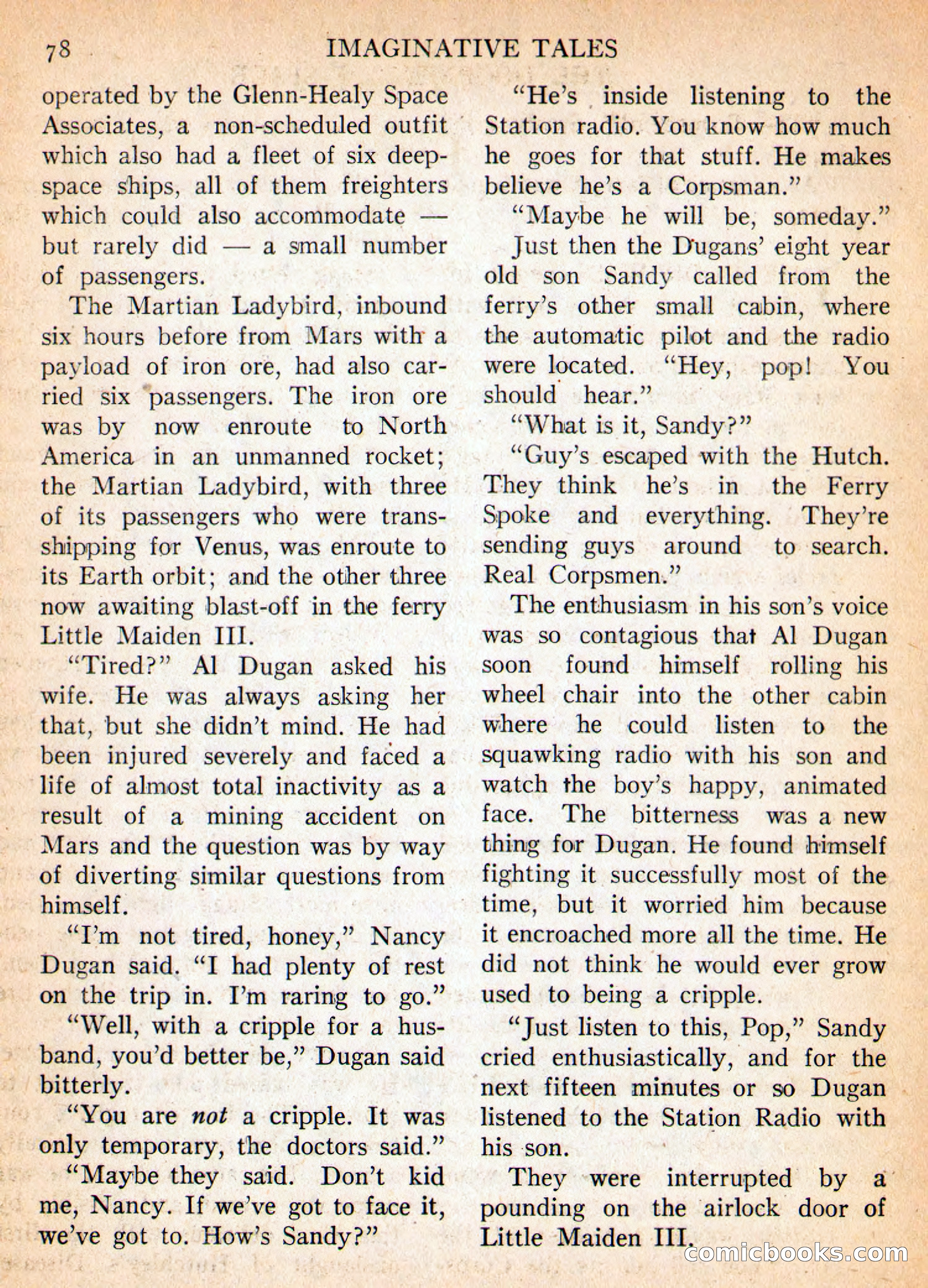 Imaginative Tales, March 1956 — page 78 of 132