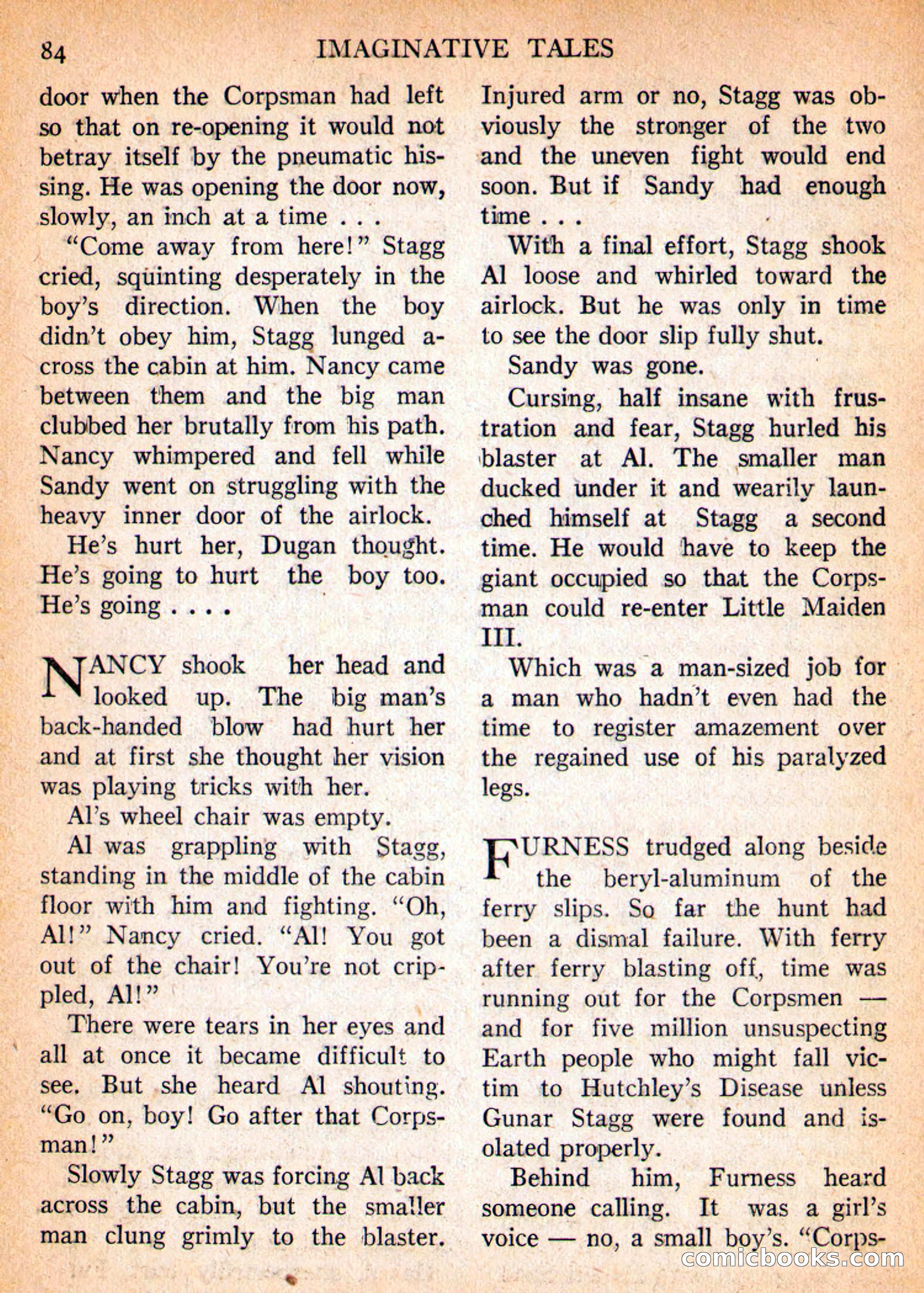 Imaginative Tales, March 1956 — page 84 of 132