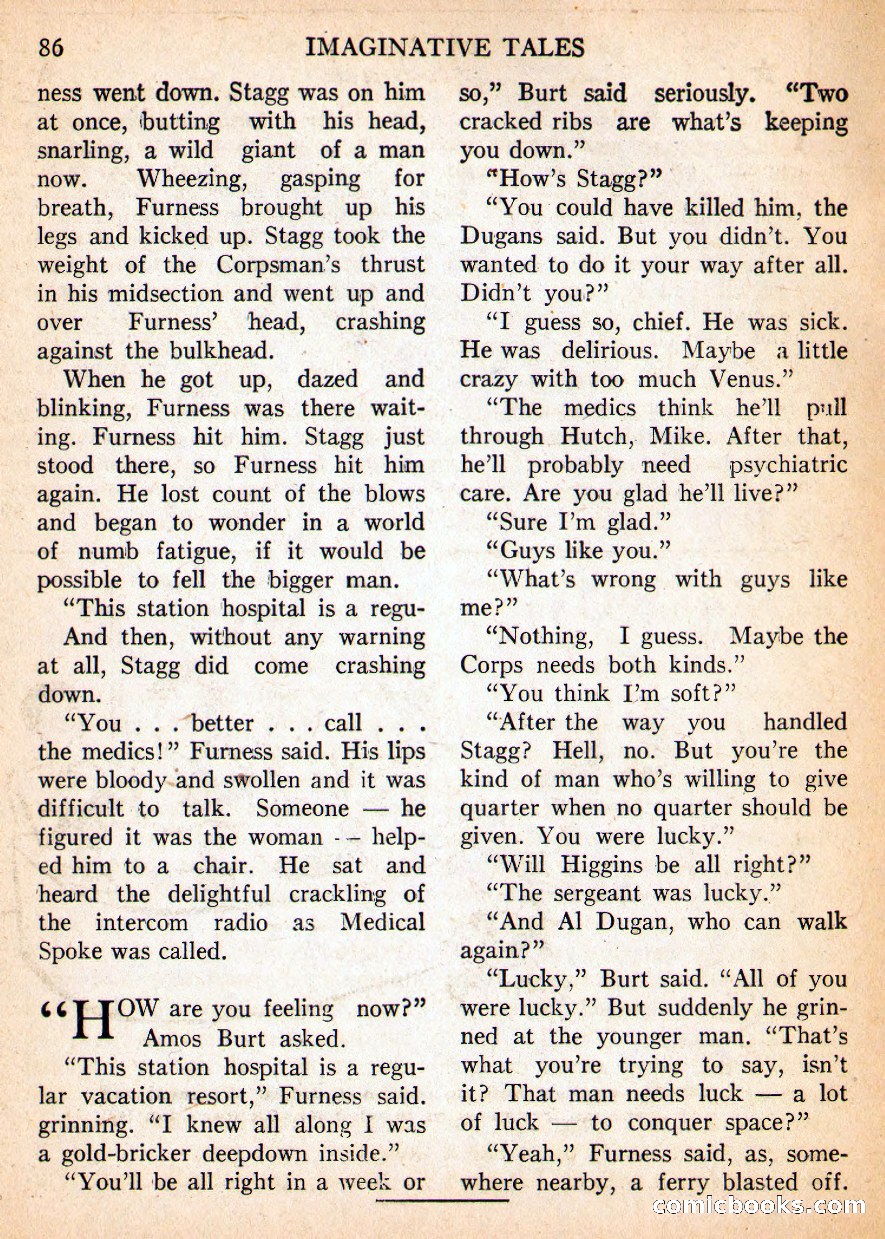 Imaginative Tales, March 1956 — page 86 of 132