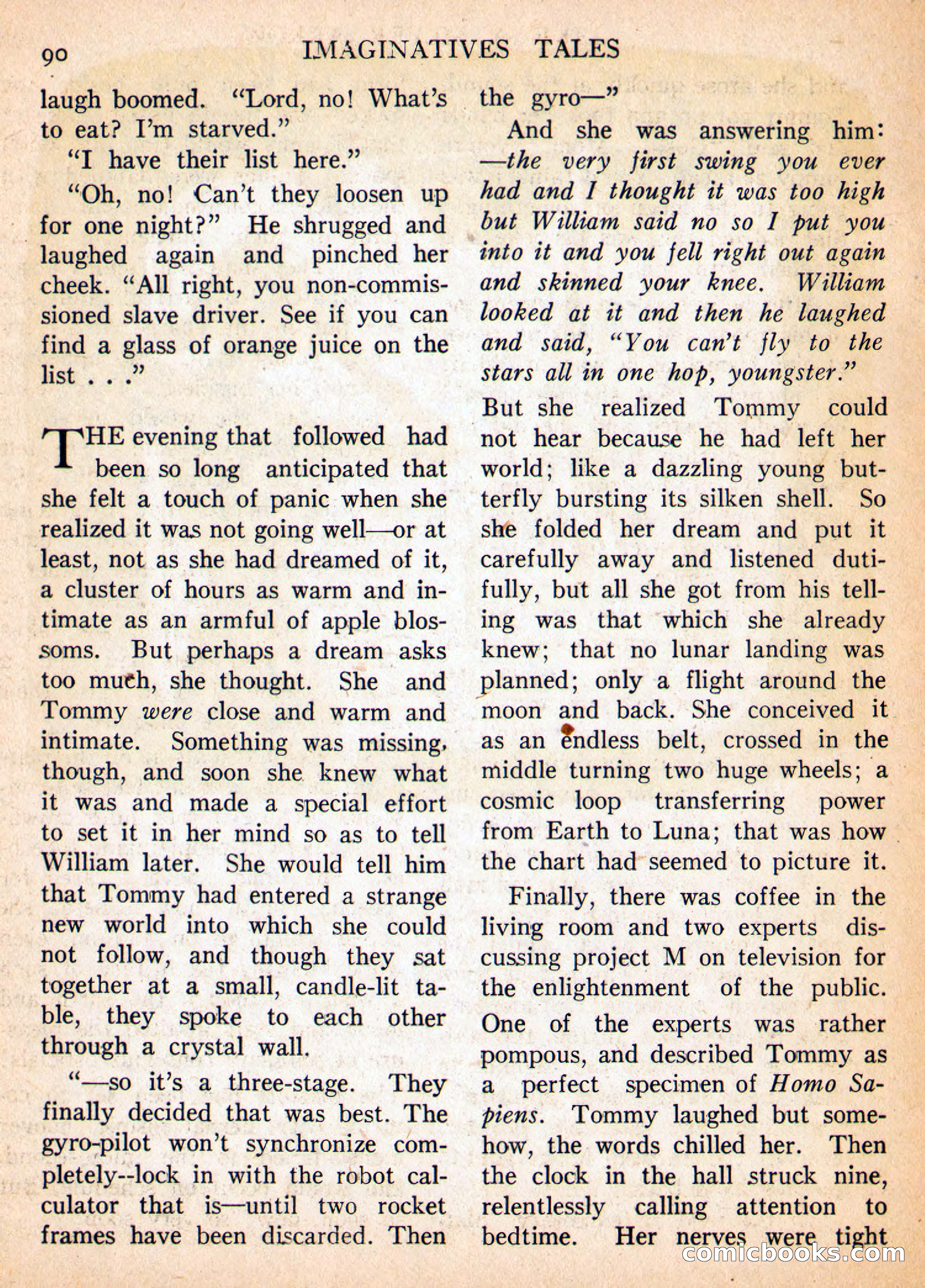 Imaginative Tales, March 1956 — page 90 of 132