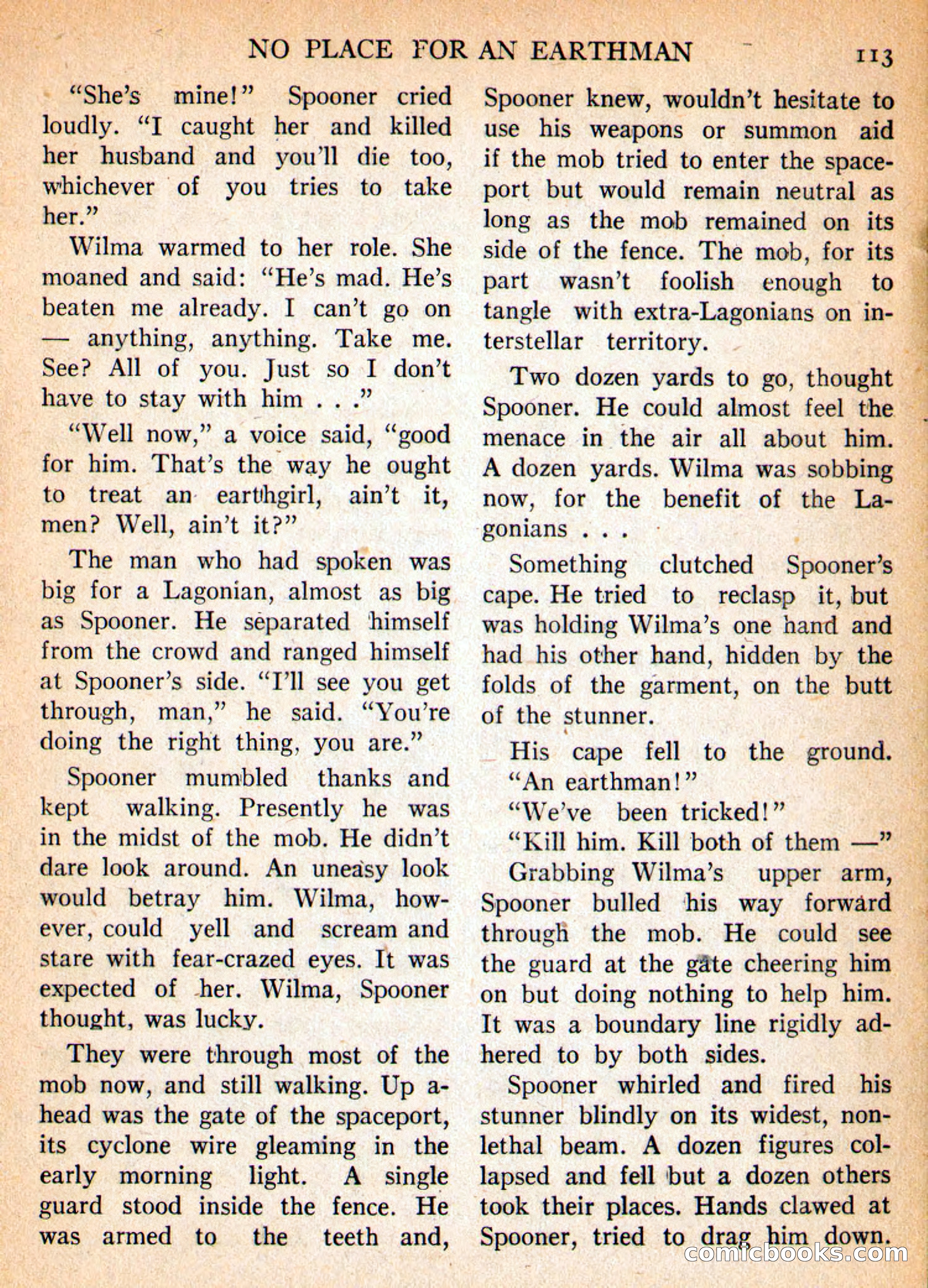 Imaginative Tales, March 1956 — page 113 of 132