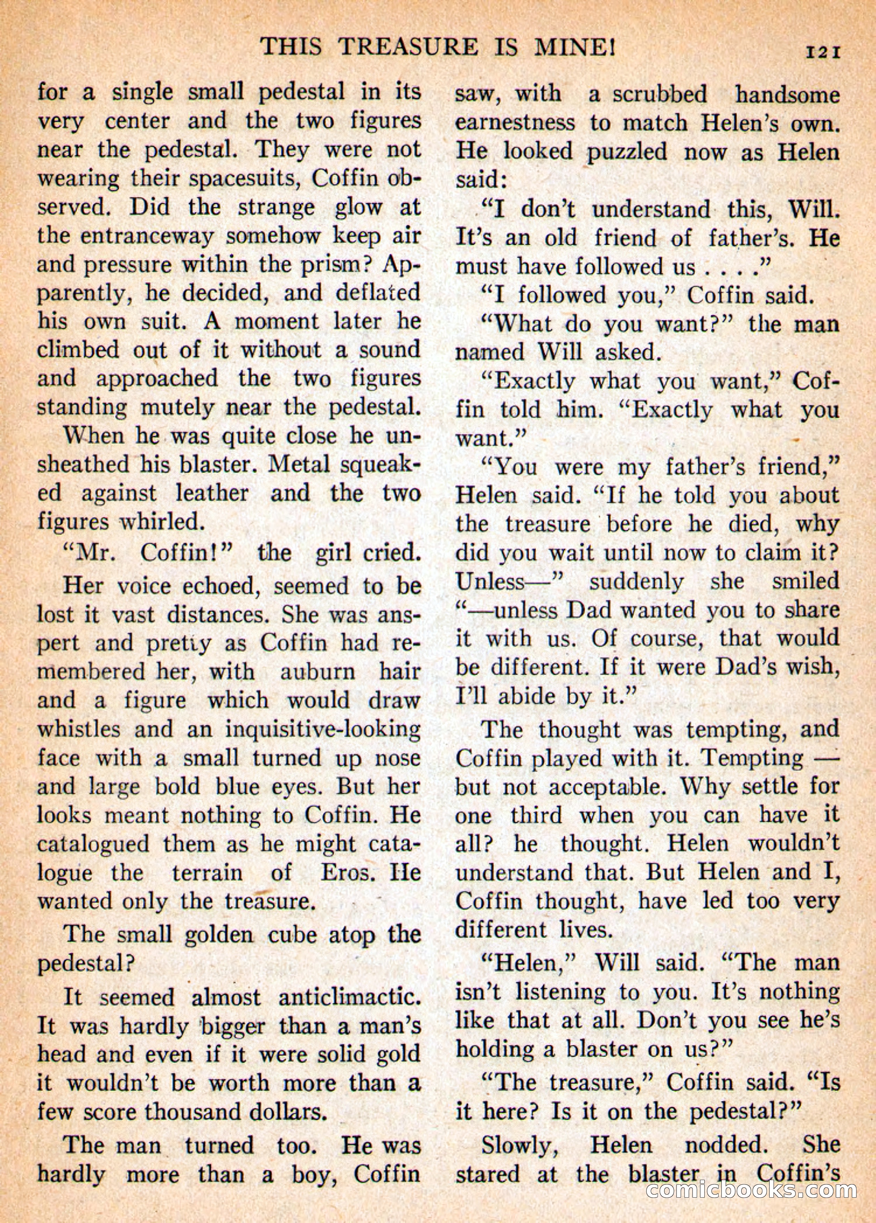 Imaginative Tales, March 1956 — page 121 of 132