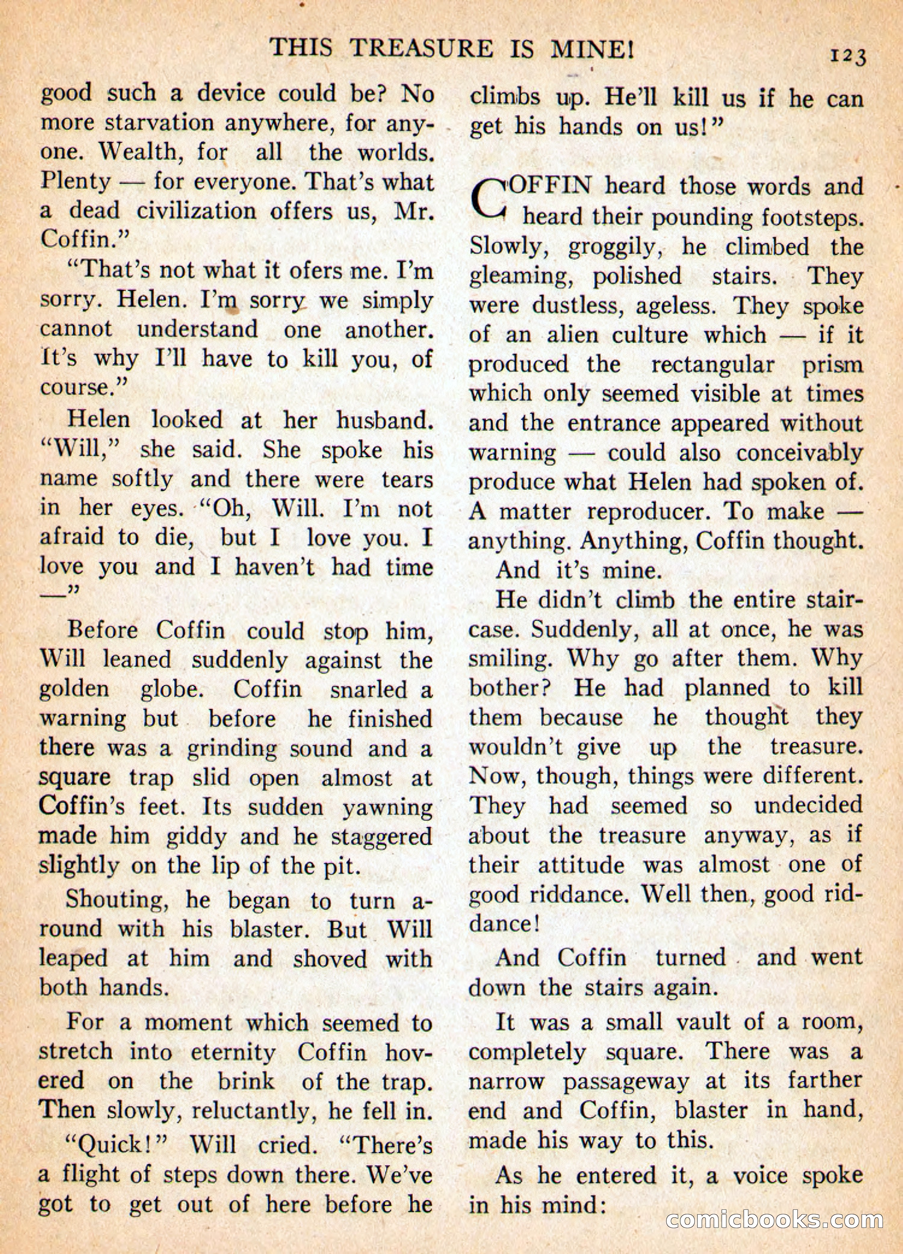 Imaginative Tales, March 1956 — page 123 of 132