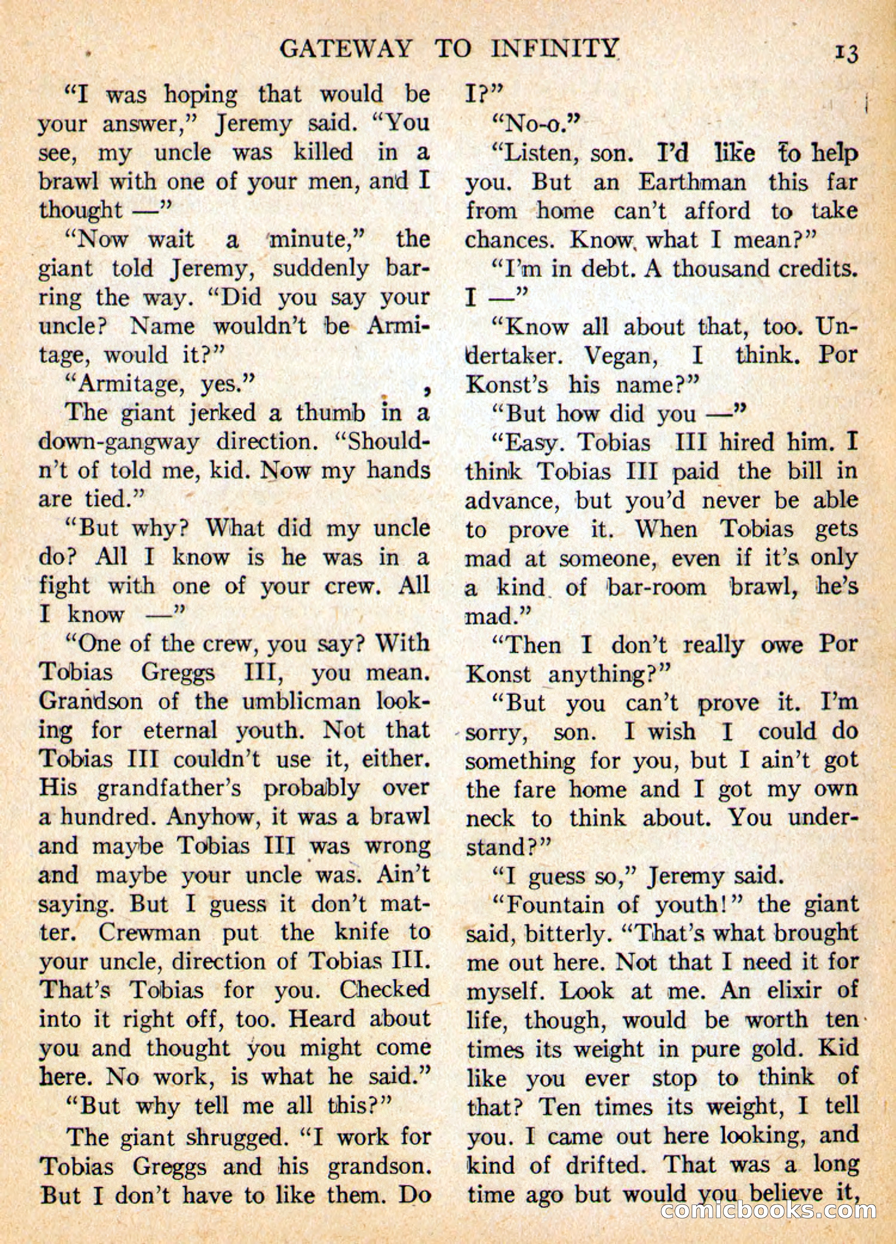 Imaginative Tales, May 1956 — page 13 of 132
