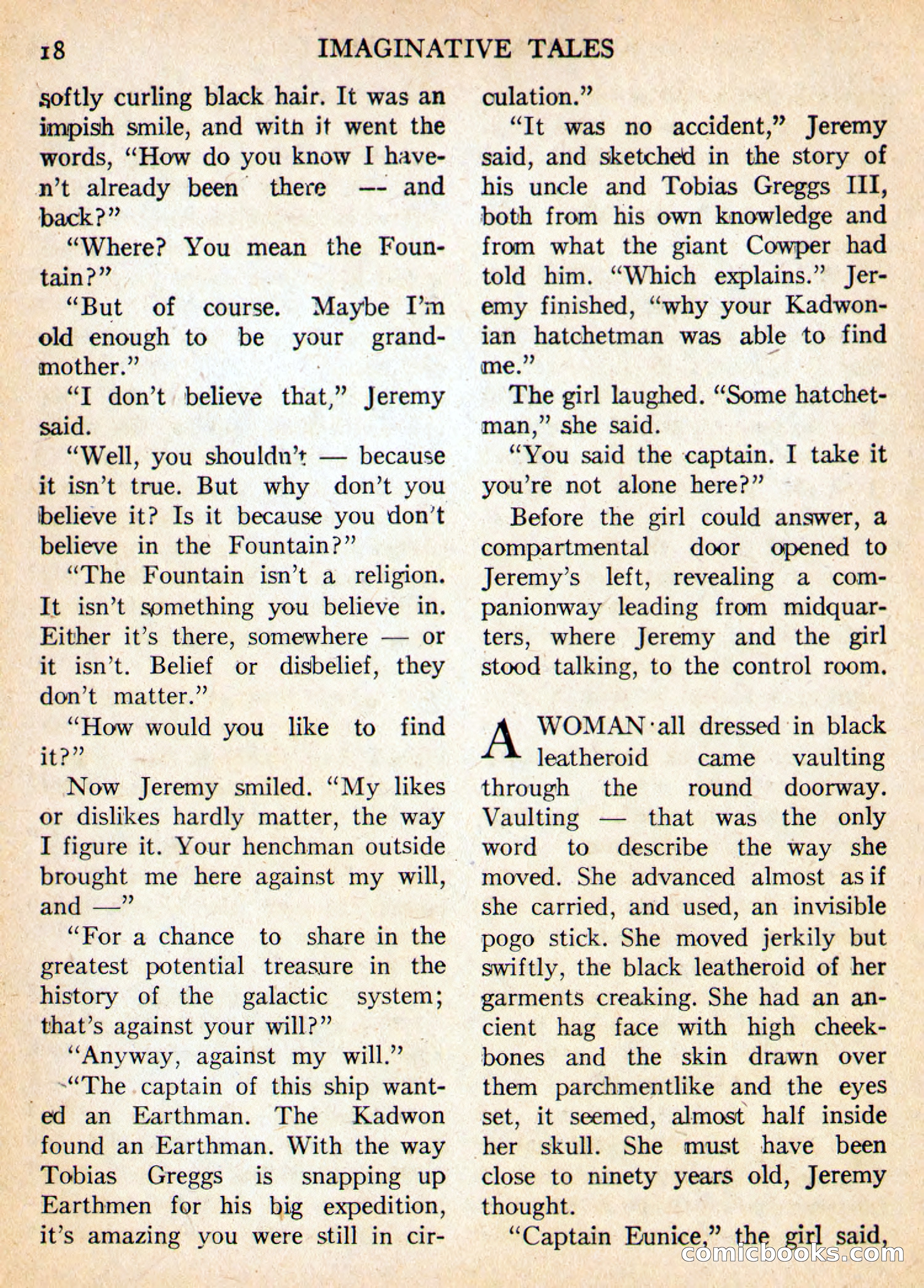 Imaginative Tales, May 1956 — page 18 of 132