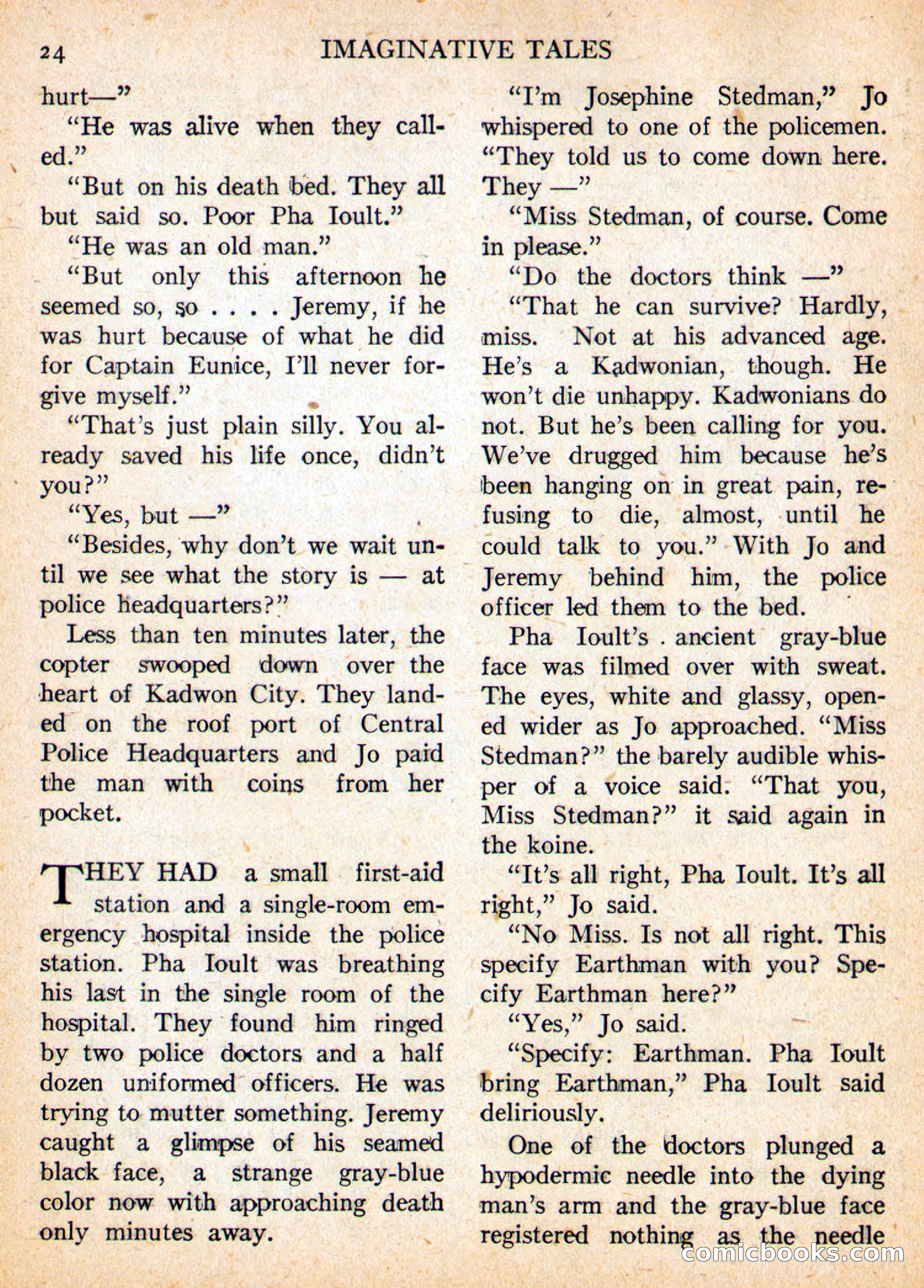 Imaginative Tales, May 1956 — page 24 of 132