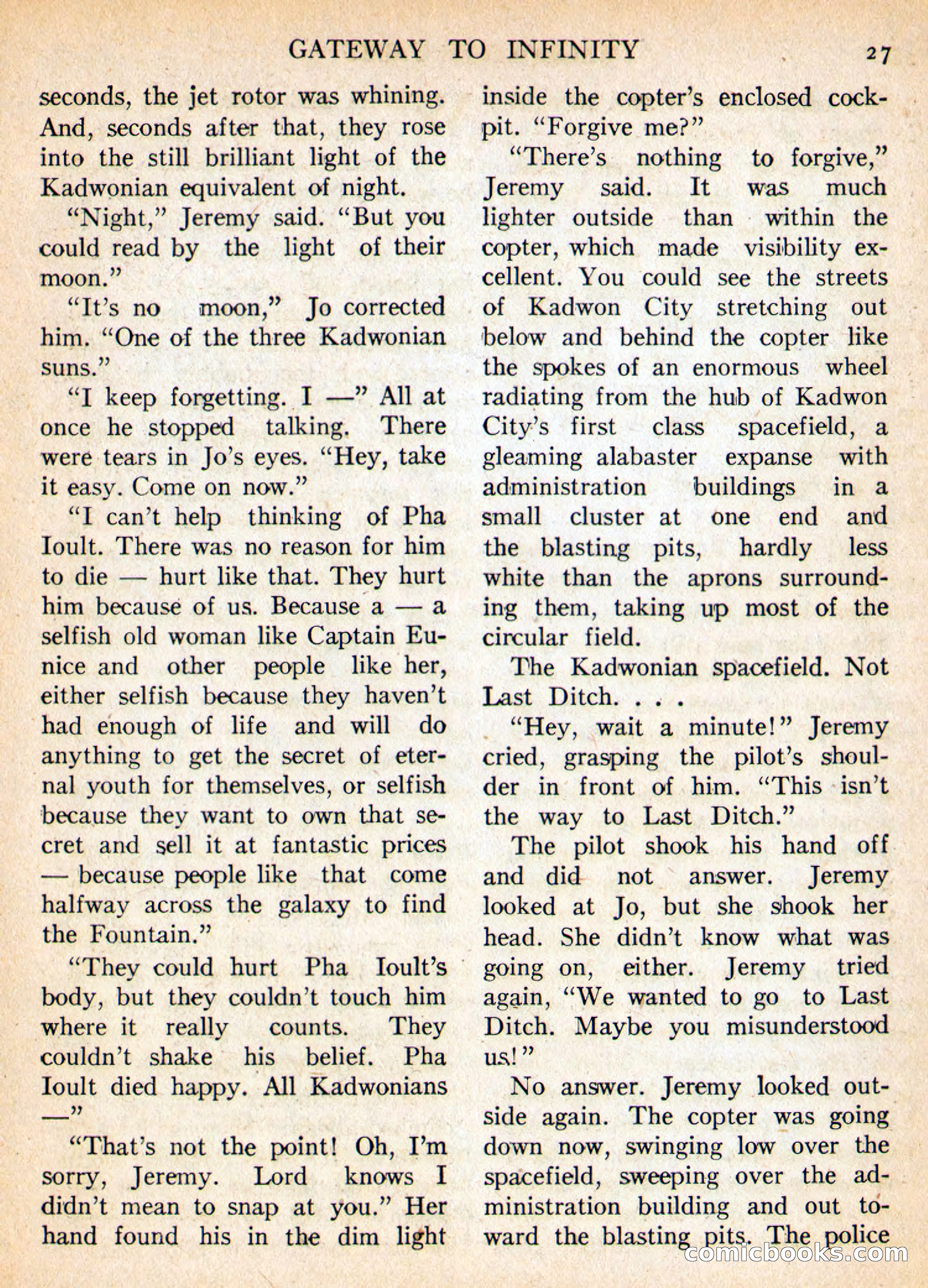Imaginative Tales, May 1956 — page 27 of 132