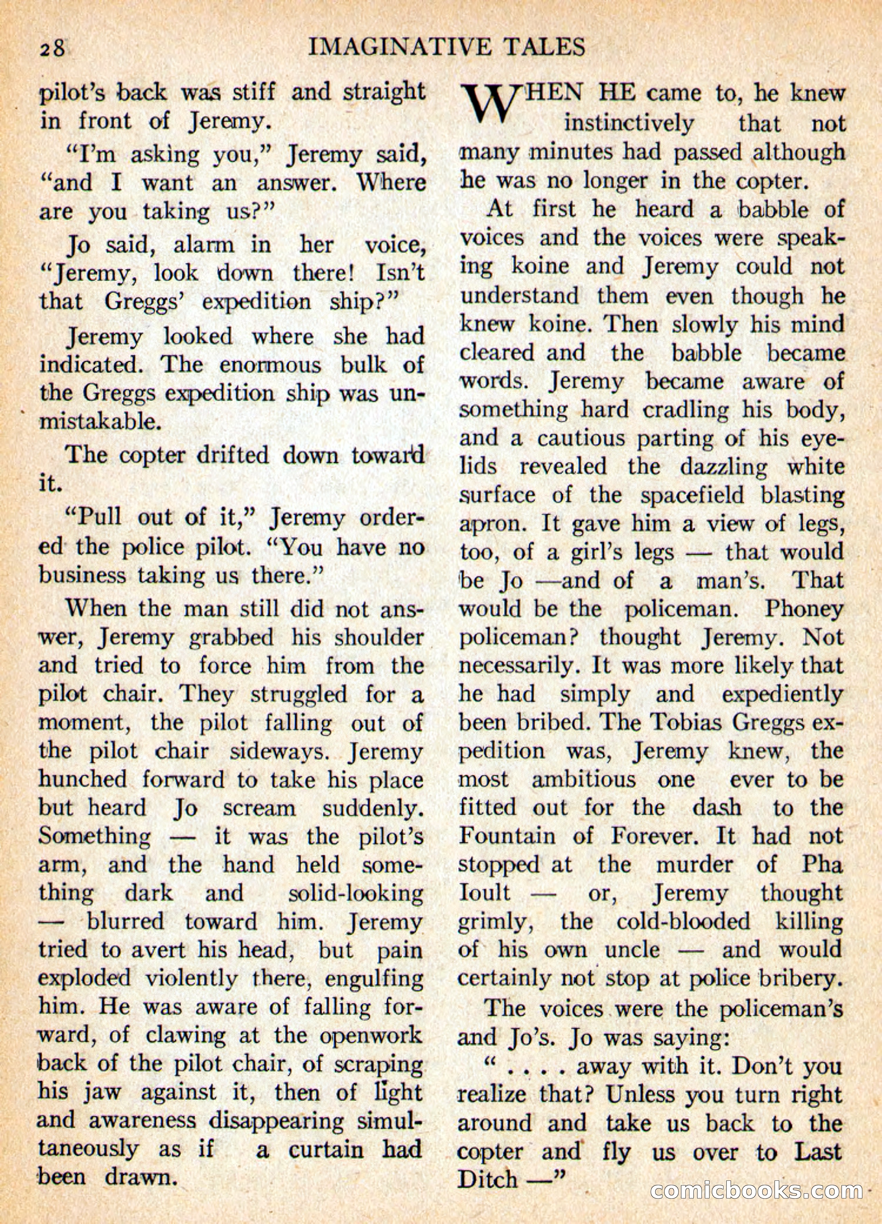 Imaginative Tales, May 1956 — page 28 of 132
