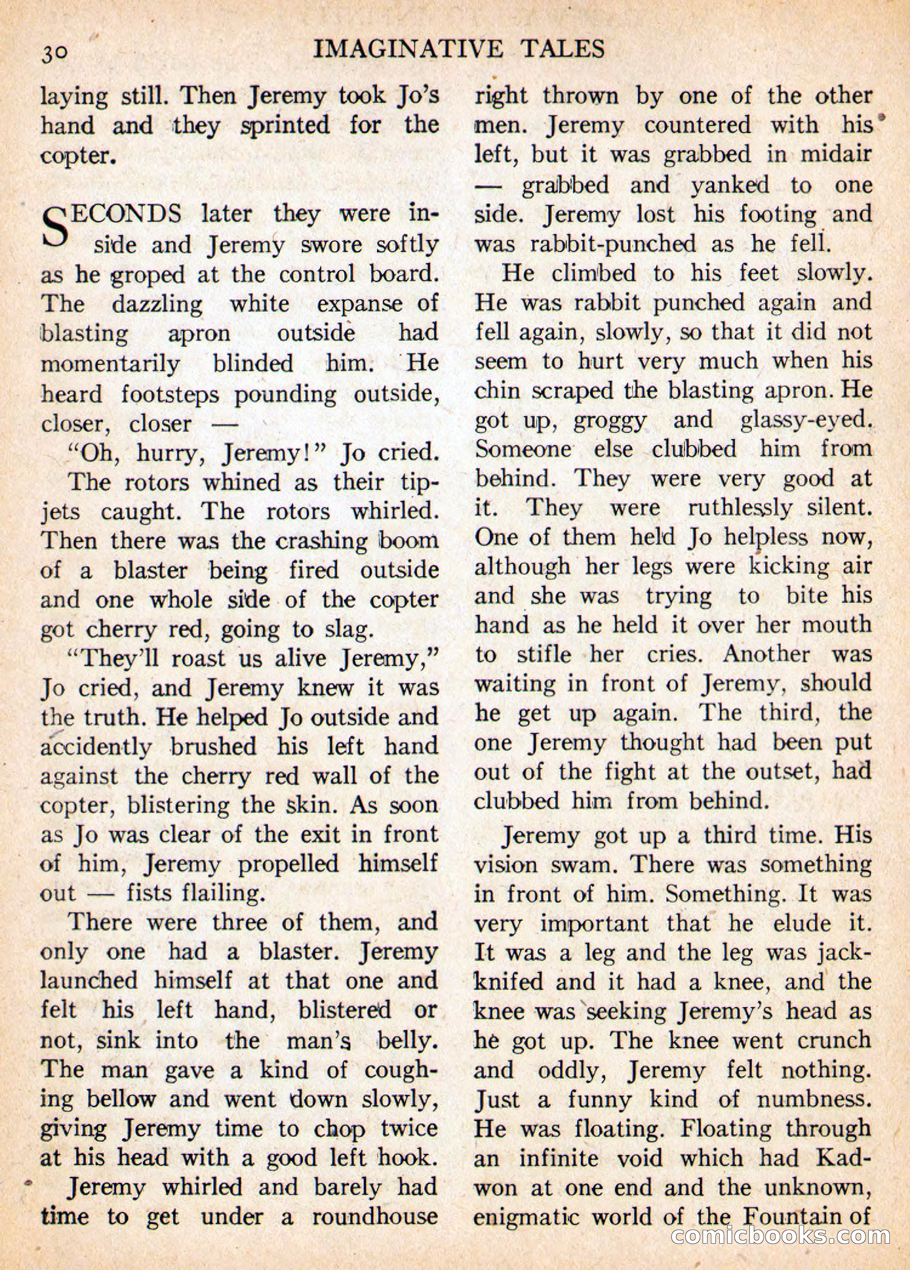 Imaginative Tales, May 1956 — page 30 of 132