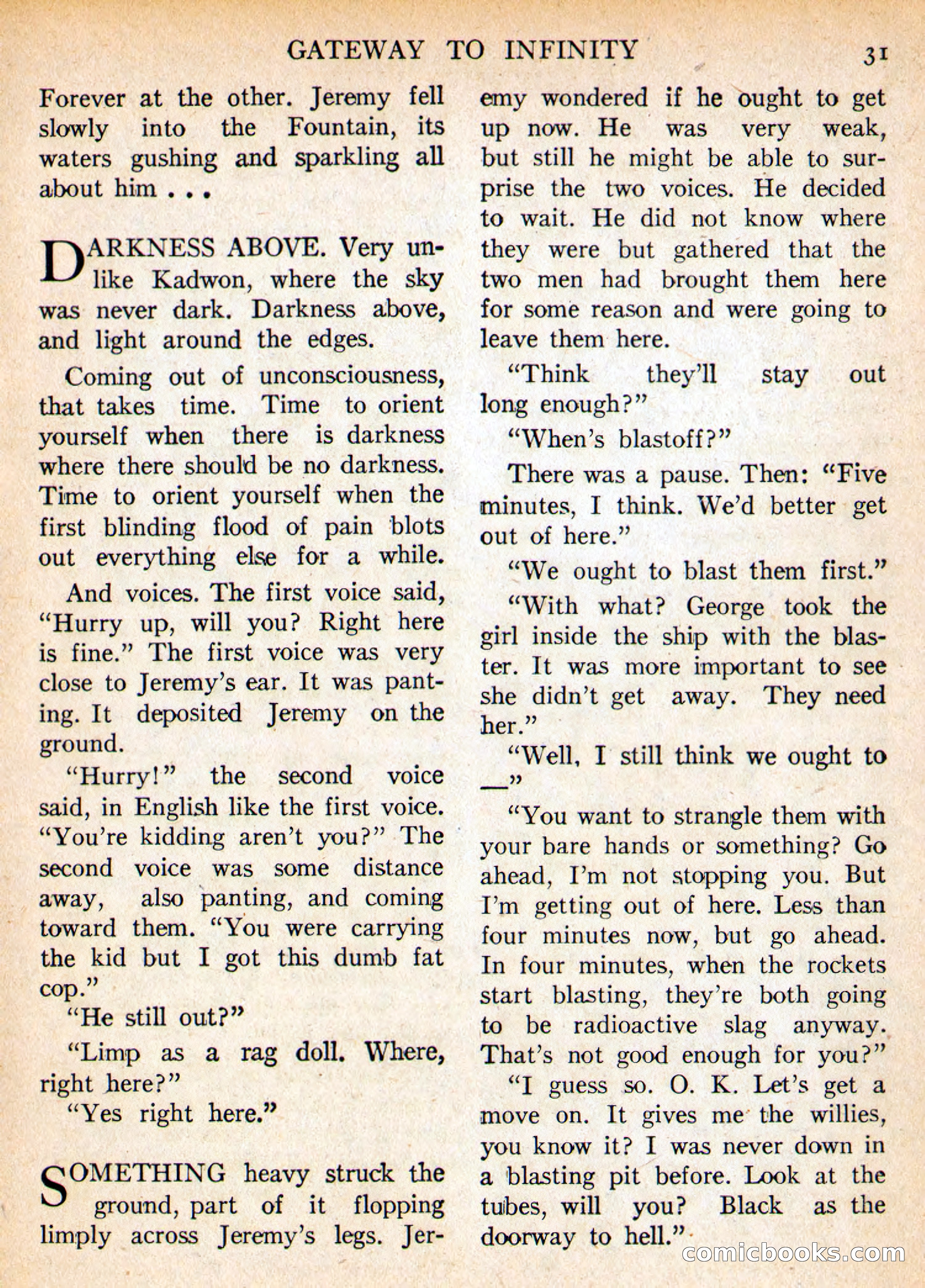 Imaginative Tales, May 1956 — page 31 of 132