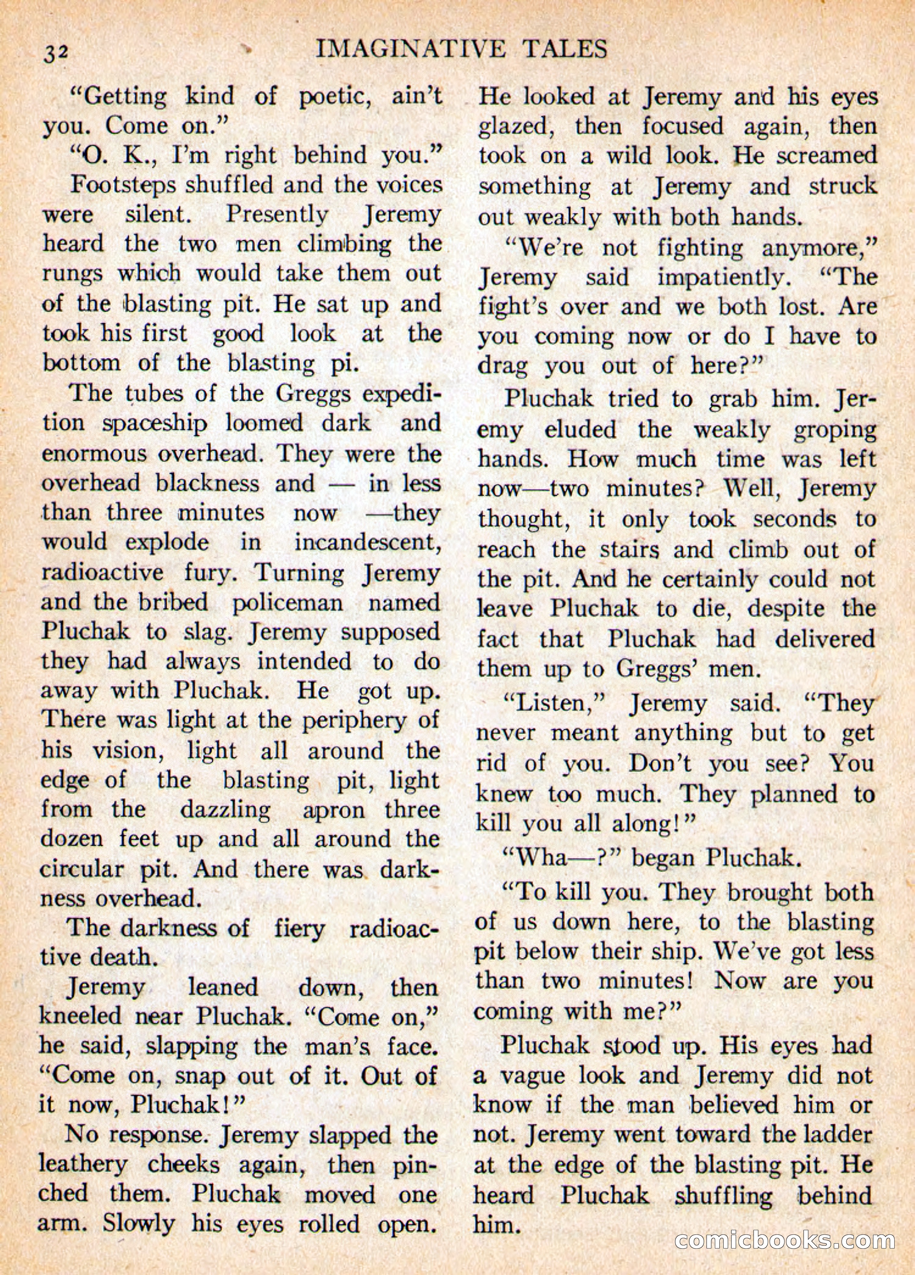 Imaginative Tales, May 1956 — page 32 of 132