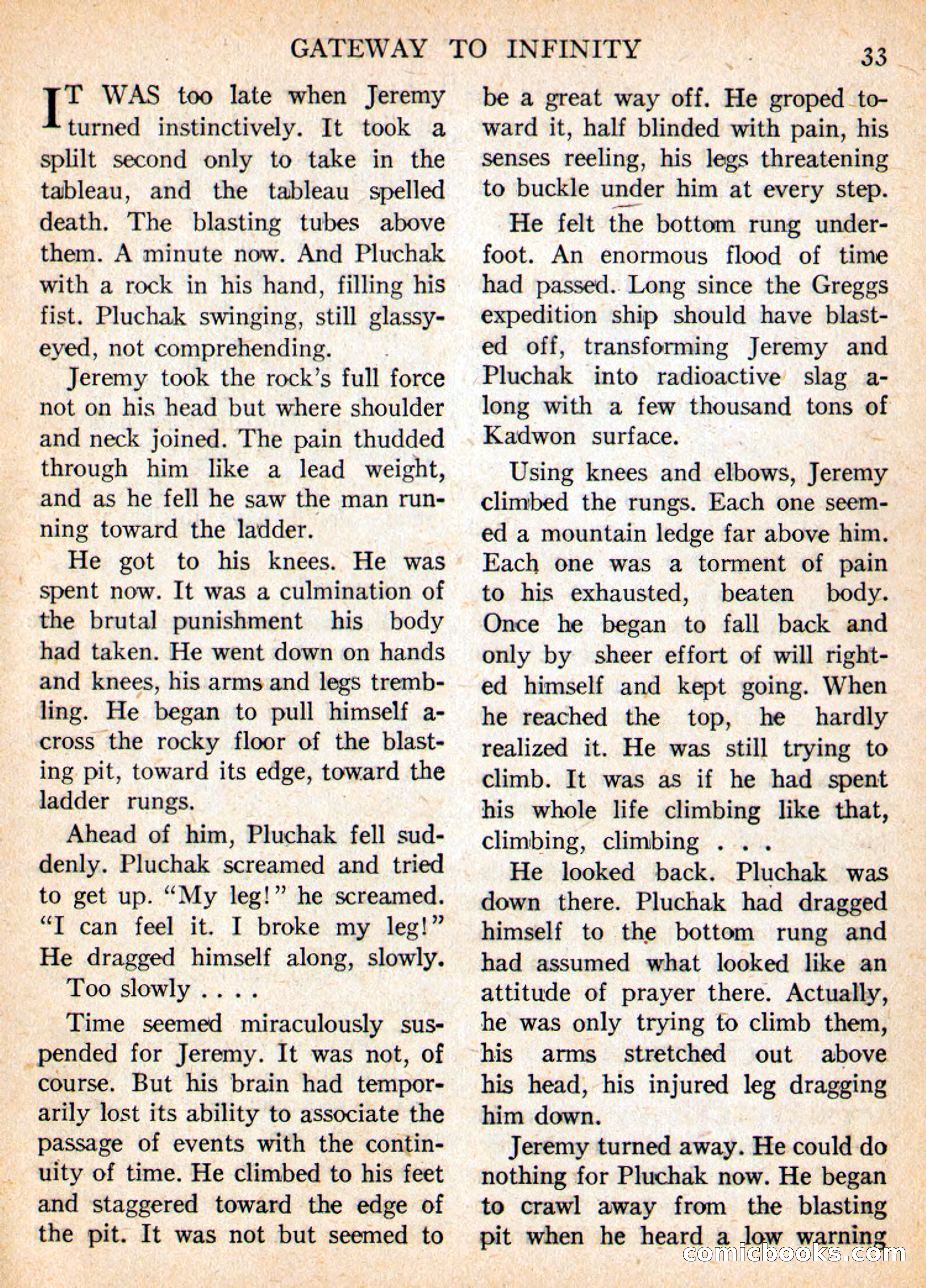 Imaginative Tales, May 1956 — page 33 of 132