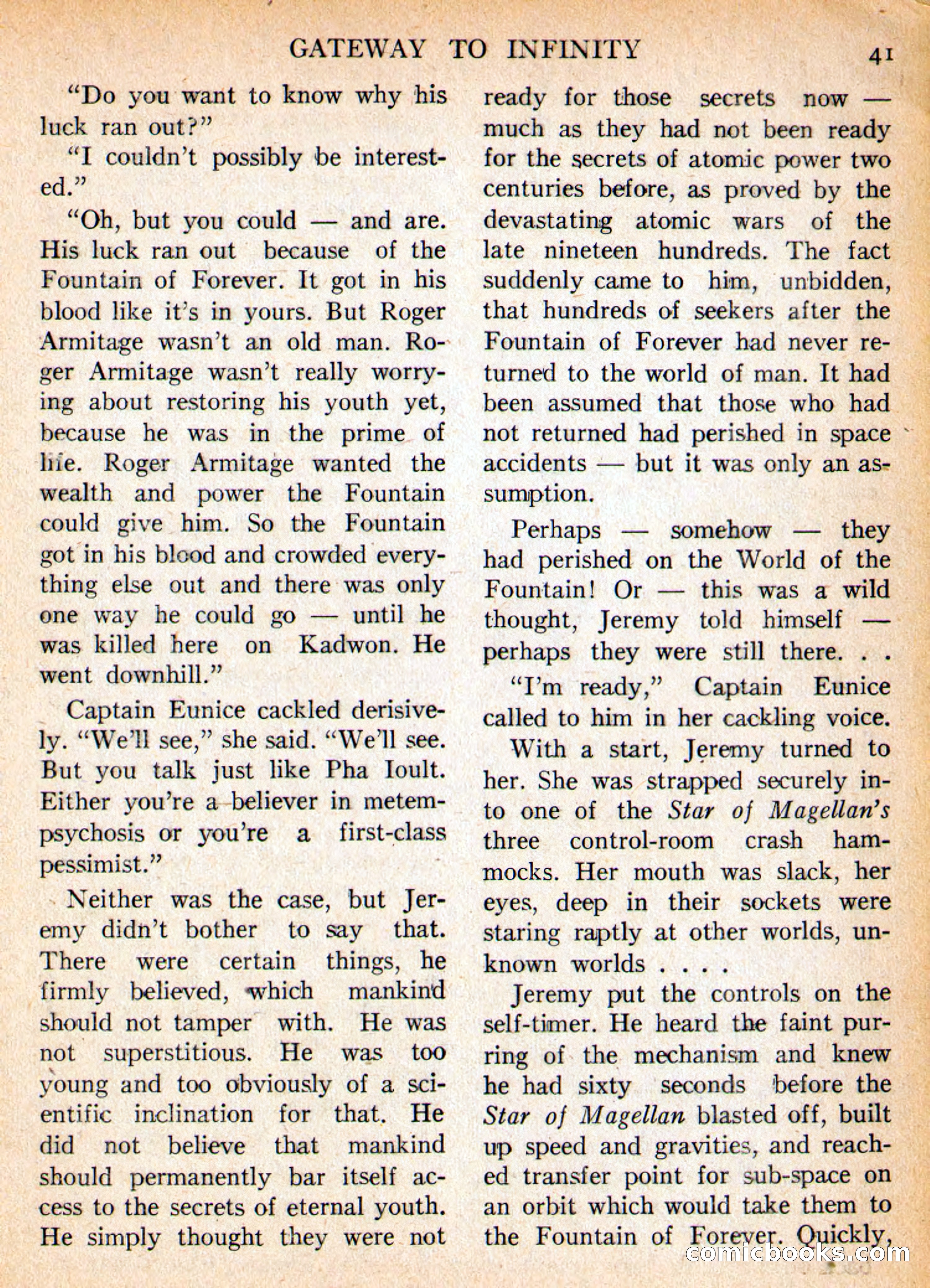 Imaginative Tales, May 1956 — page 41 of 132
