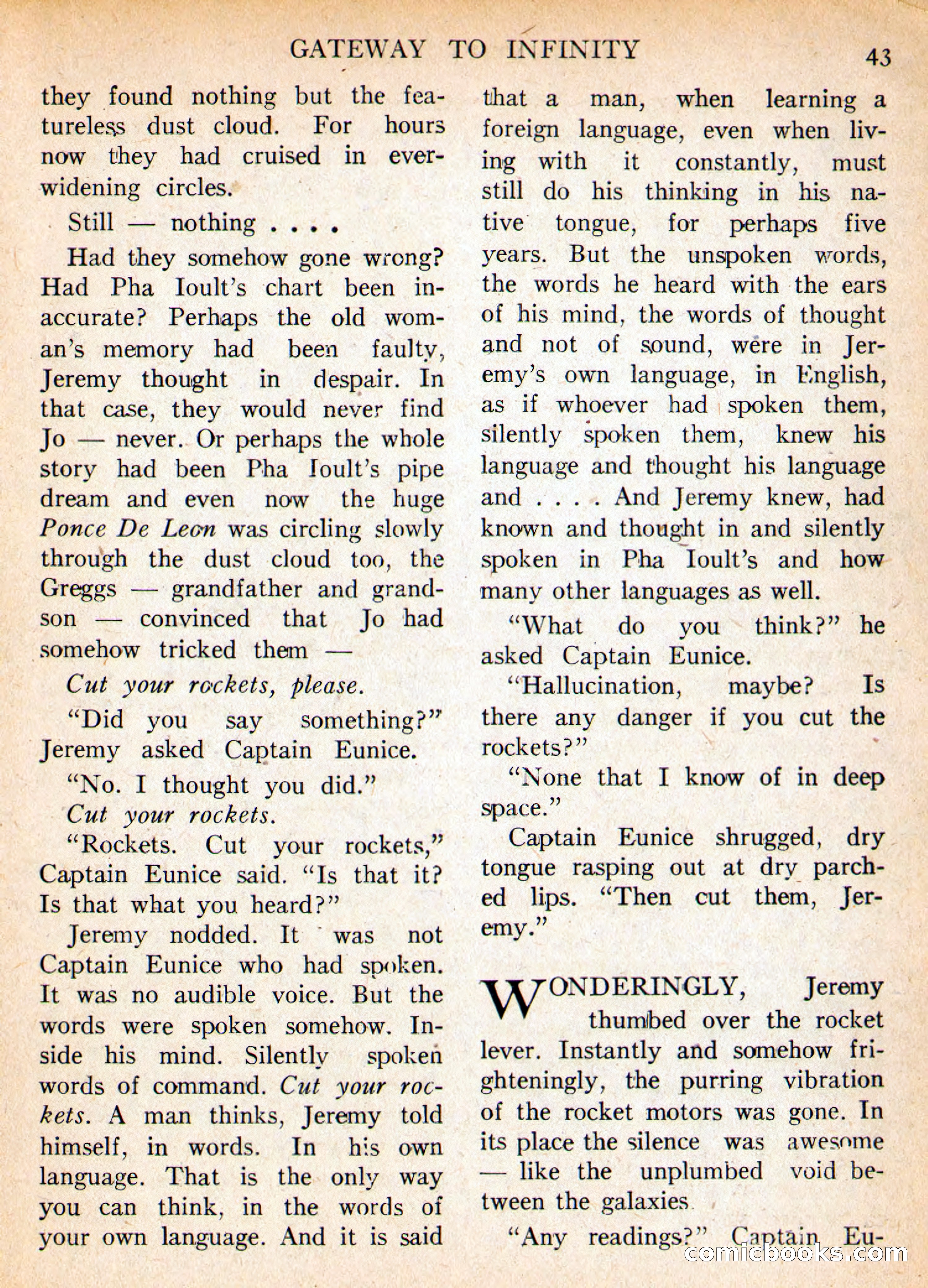 Imaginative Tales, May 1956 — page 43 of 132