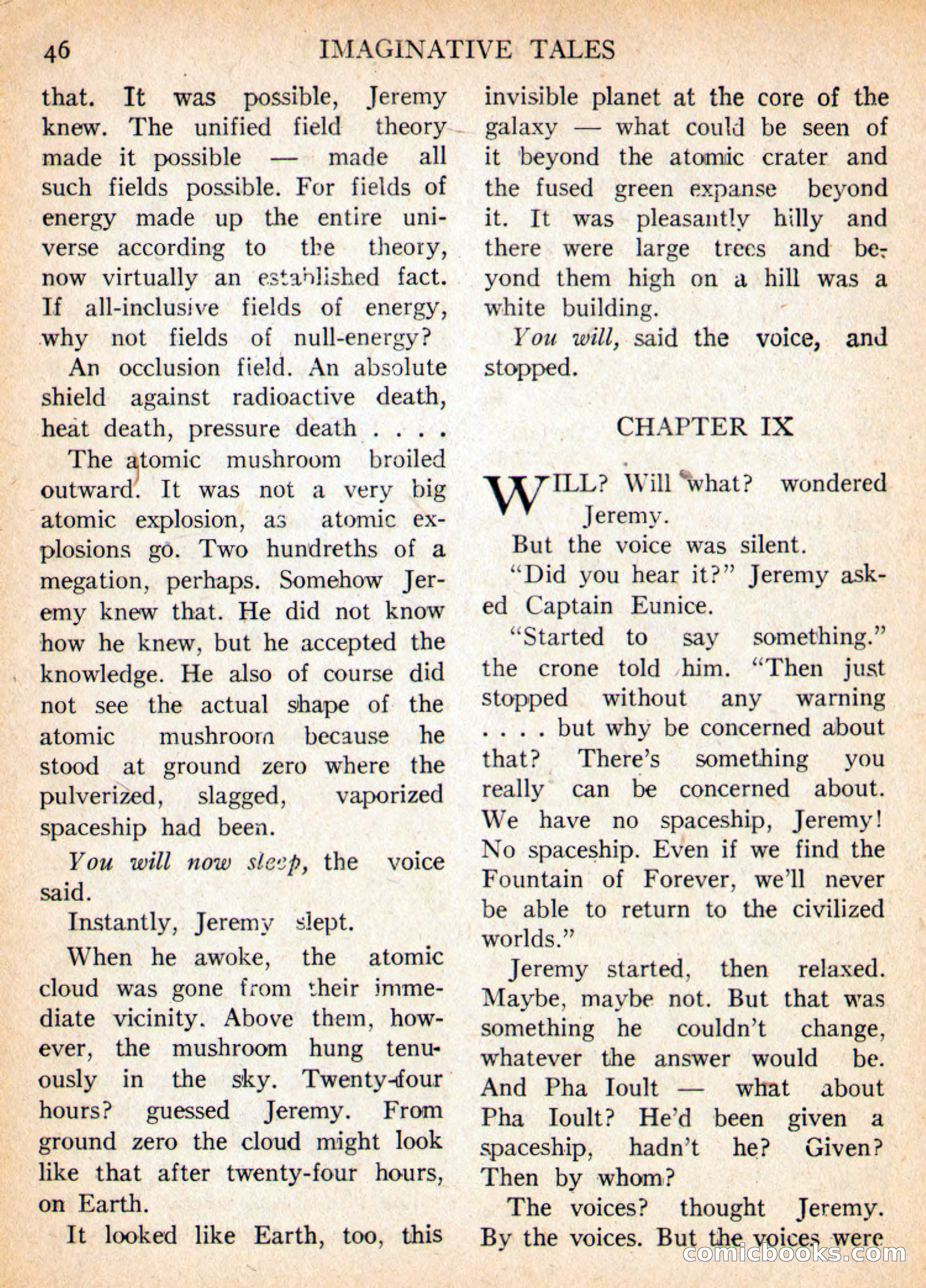 Imaginative Tales, May 1956 — page 46 of 132