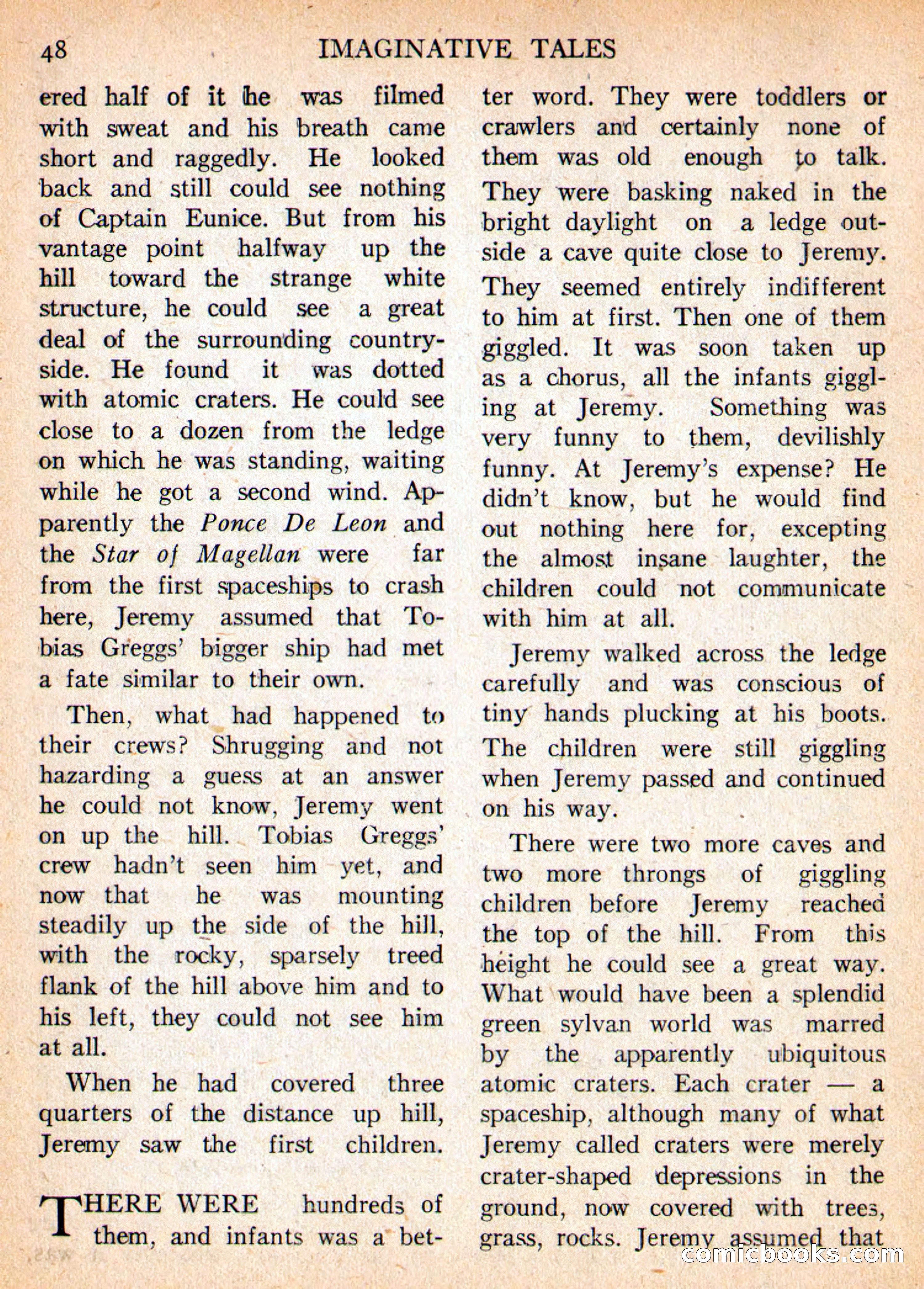 Imaginative Tales, May 1956 — page 48 of 132